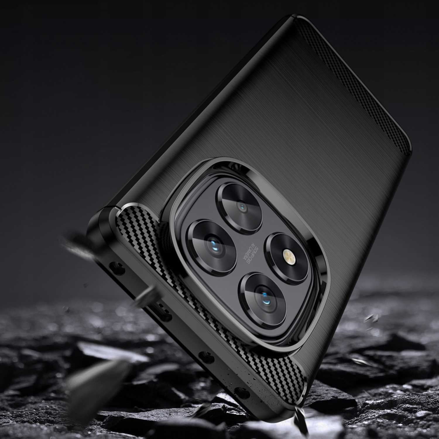 Spacecase Carbon Redmi Note 14 Pro 5G Black