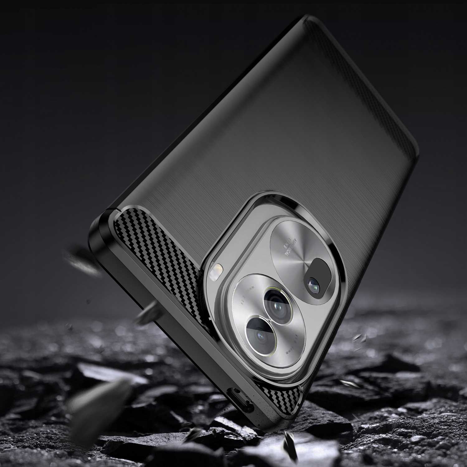 Spacecase Carbon Oppo Reno 11 Pro 5G Black