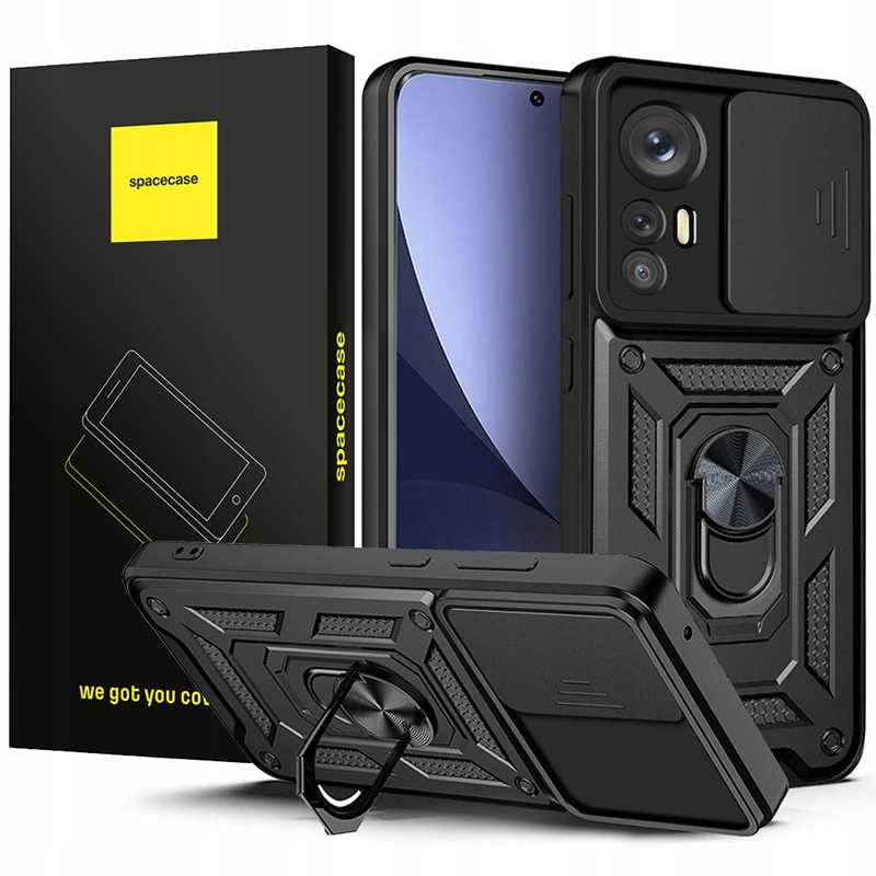 Spacecase Camring Xiaomi 12/12X Black
