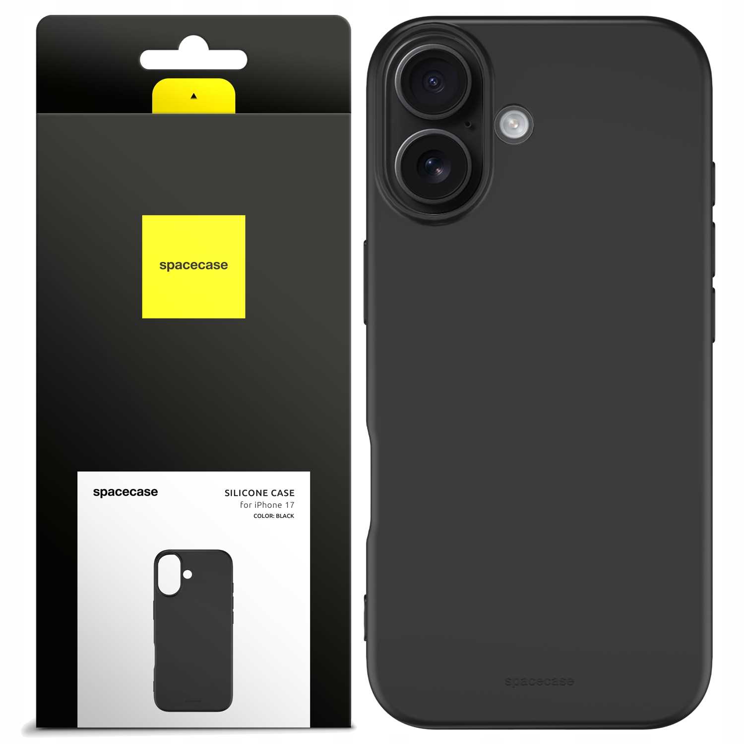 Spacecase Silicone Case 3.0 iPhone 17 black