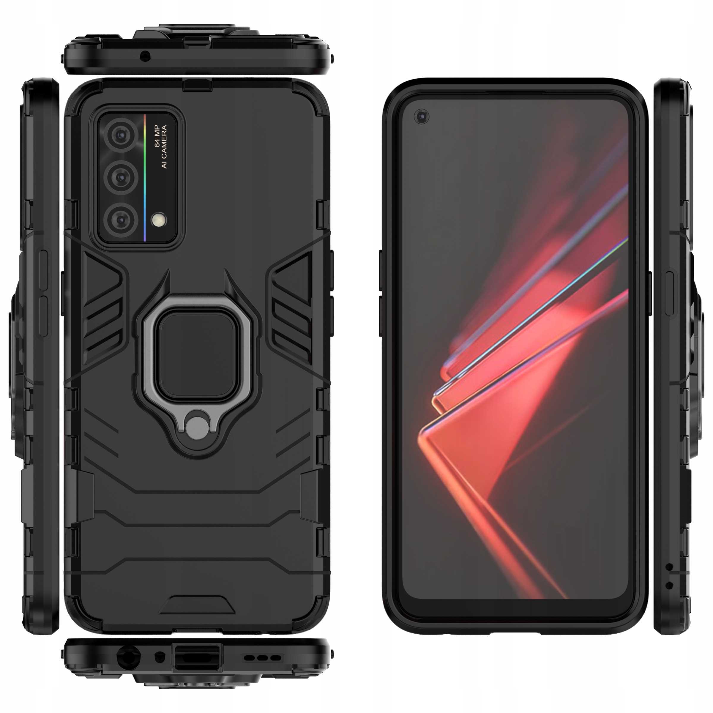 Spacecase X-Ring Realme Gt Master Edition Czarny