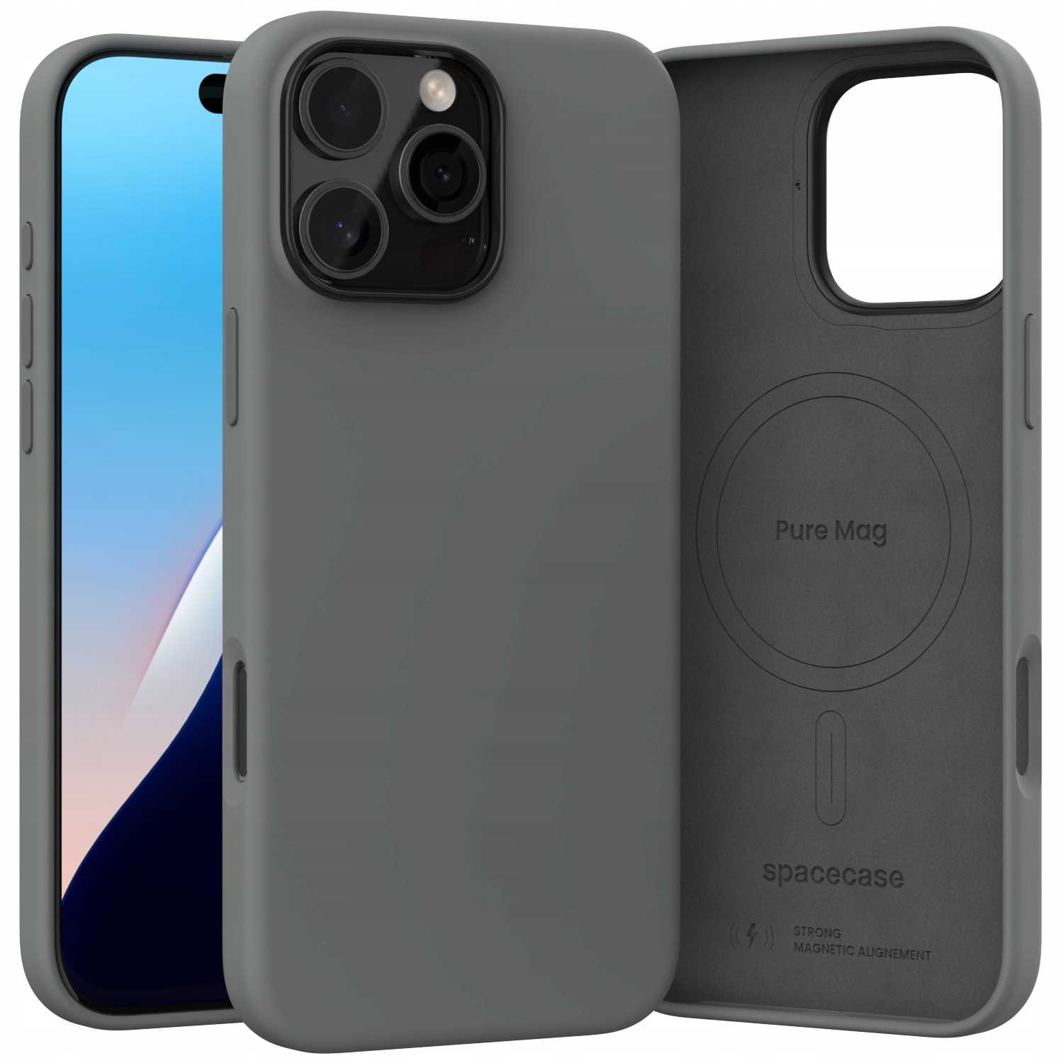 Spacecase Pure Mag Iphone 16 Pro Max Gray