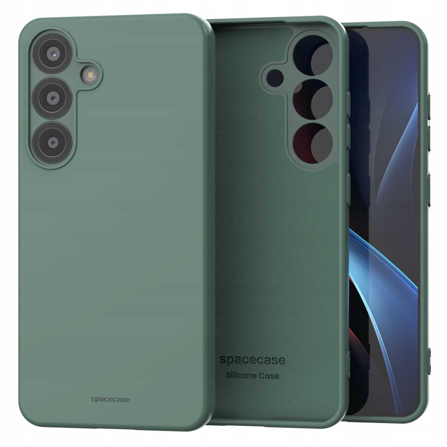 Spacecase Silicone Case 3.0 Galaxy S25 dark green