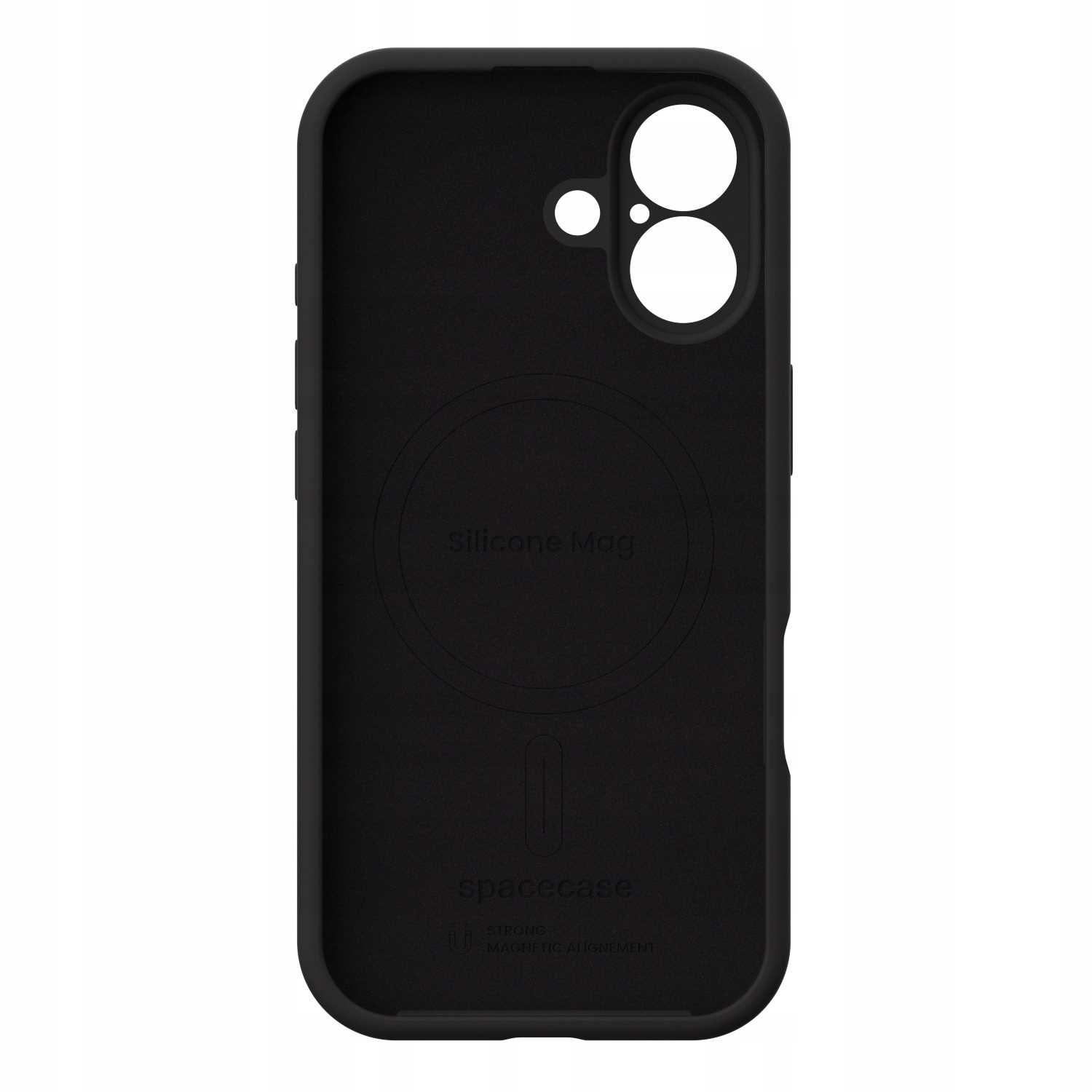 Spacecase Silicone Mag Iphone 17 Black