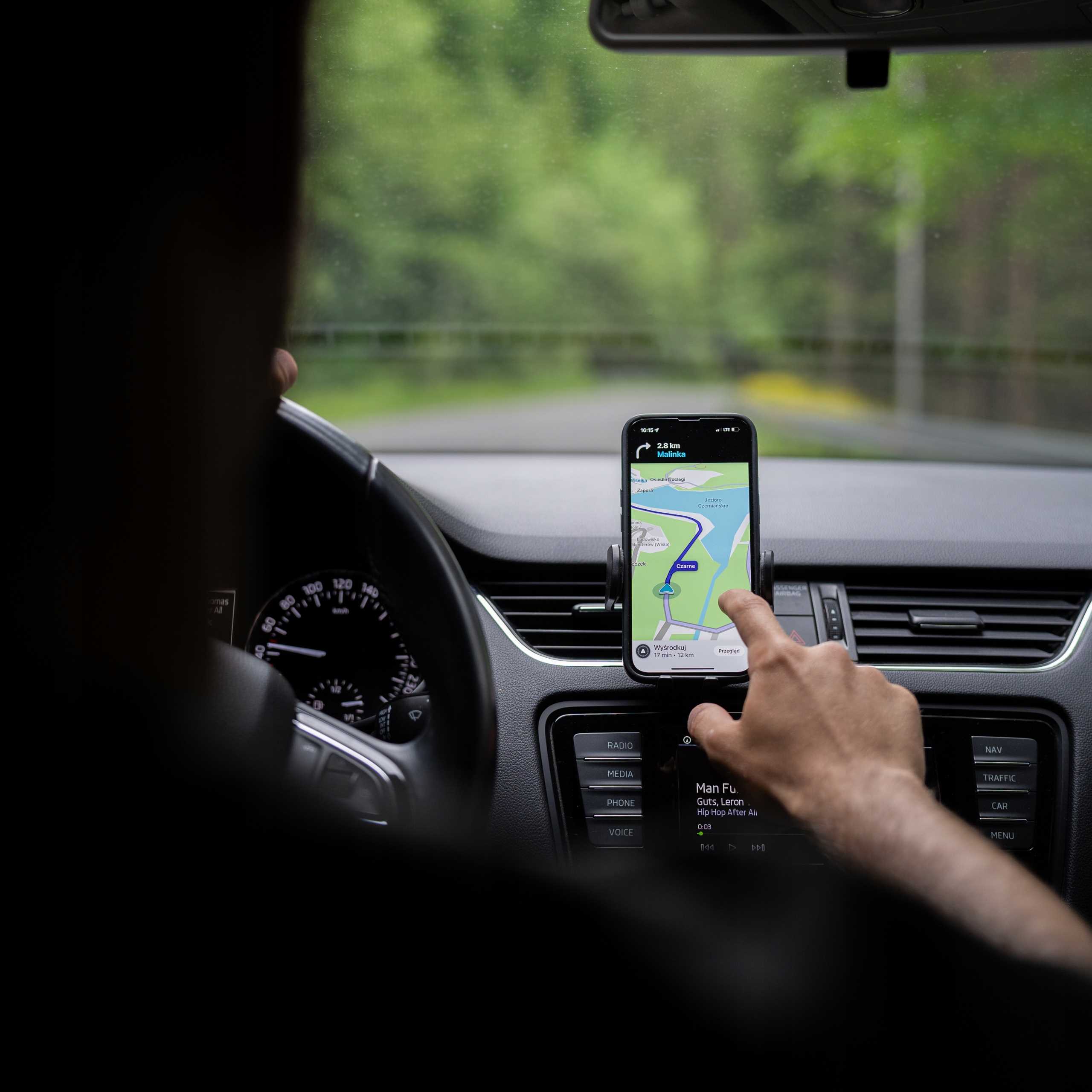 Spacecase Car Holder SC12 Ghost Air Vent black