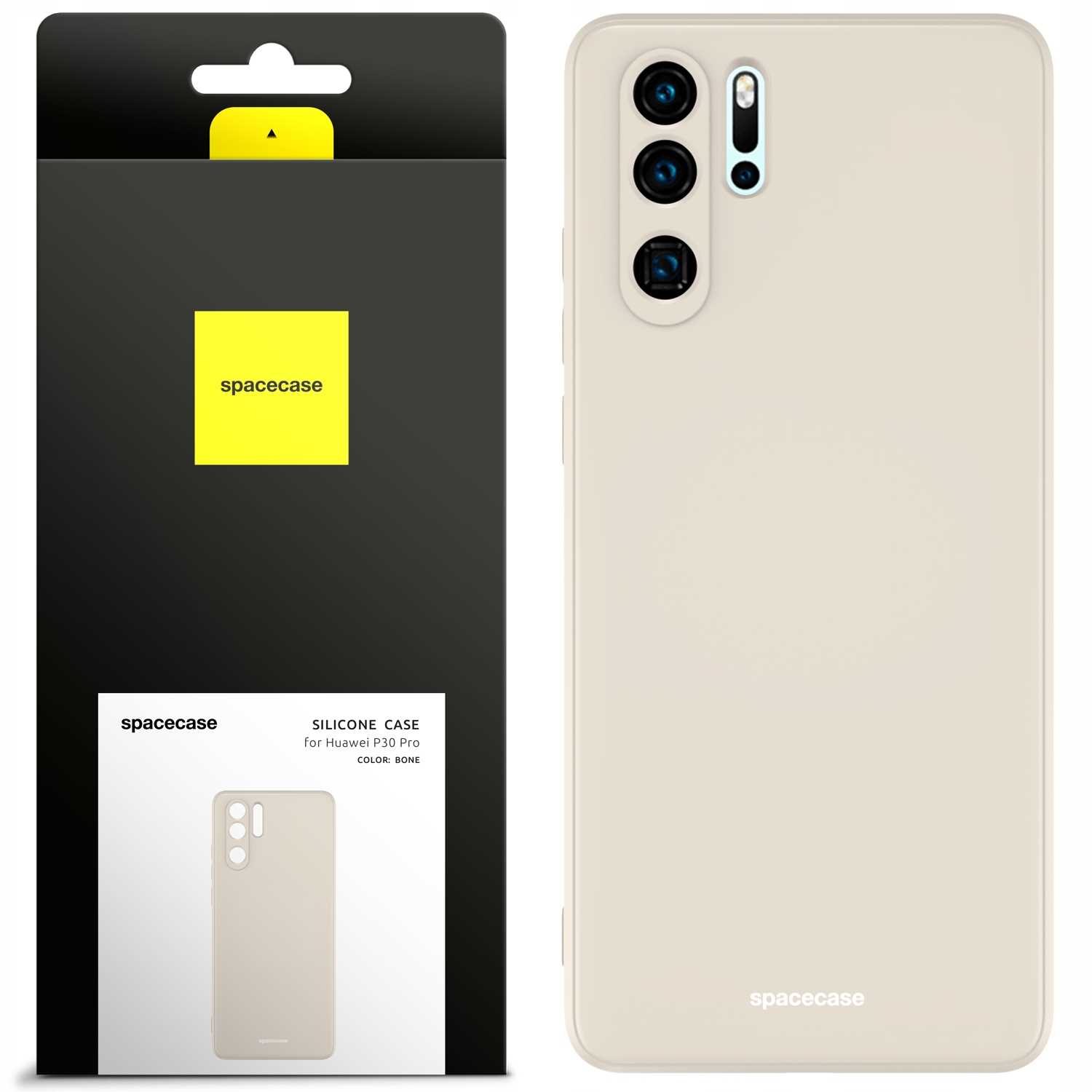 Spacecase Silicone Case Huawei P30 Pro Bone