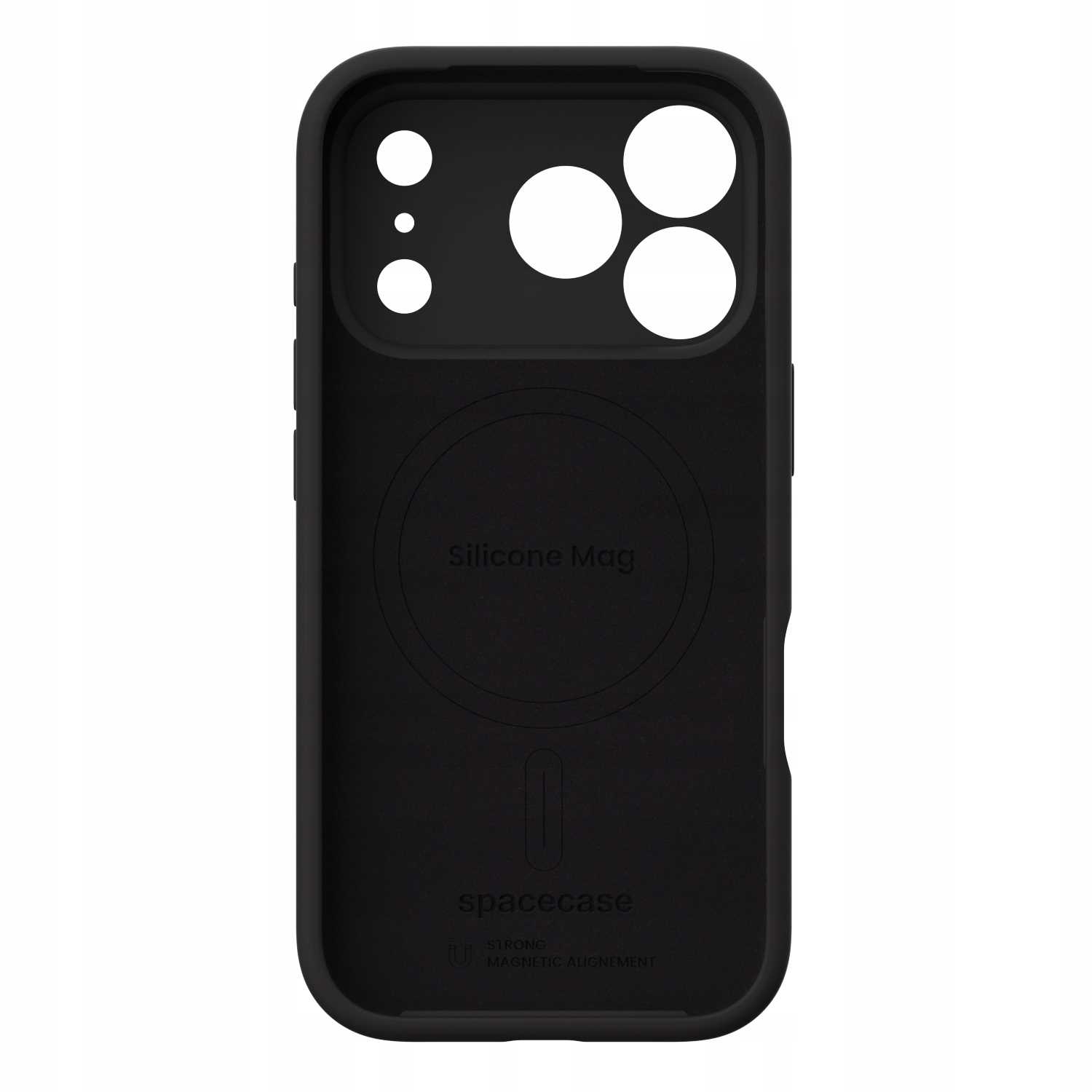 Spacecase Silicone Mag iPhone 17 Pro Max black