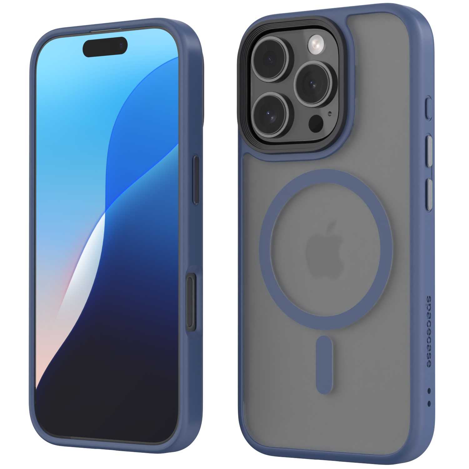 Spacecase Hybrid Mag Iphone 16 Pro Dark Blue