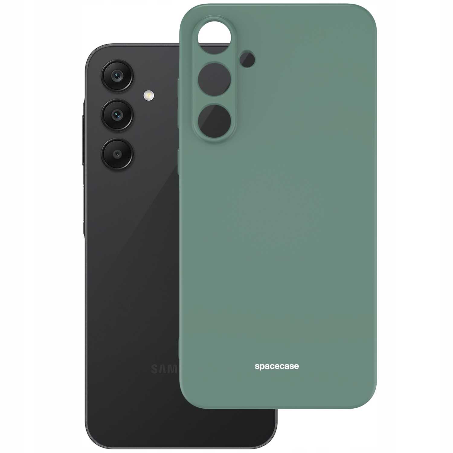 Spacecase Silicone Case Galaxy A55 5G Dark Green