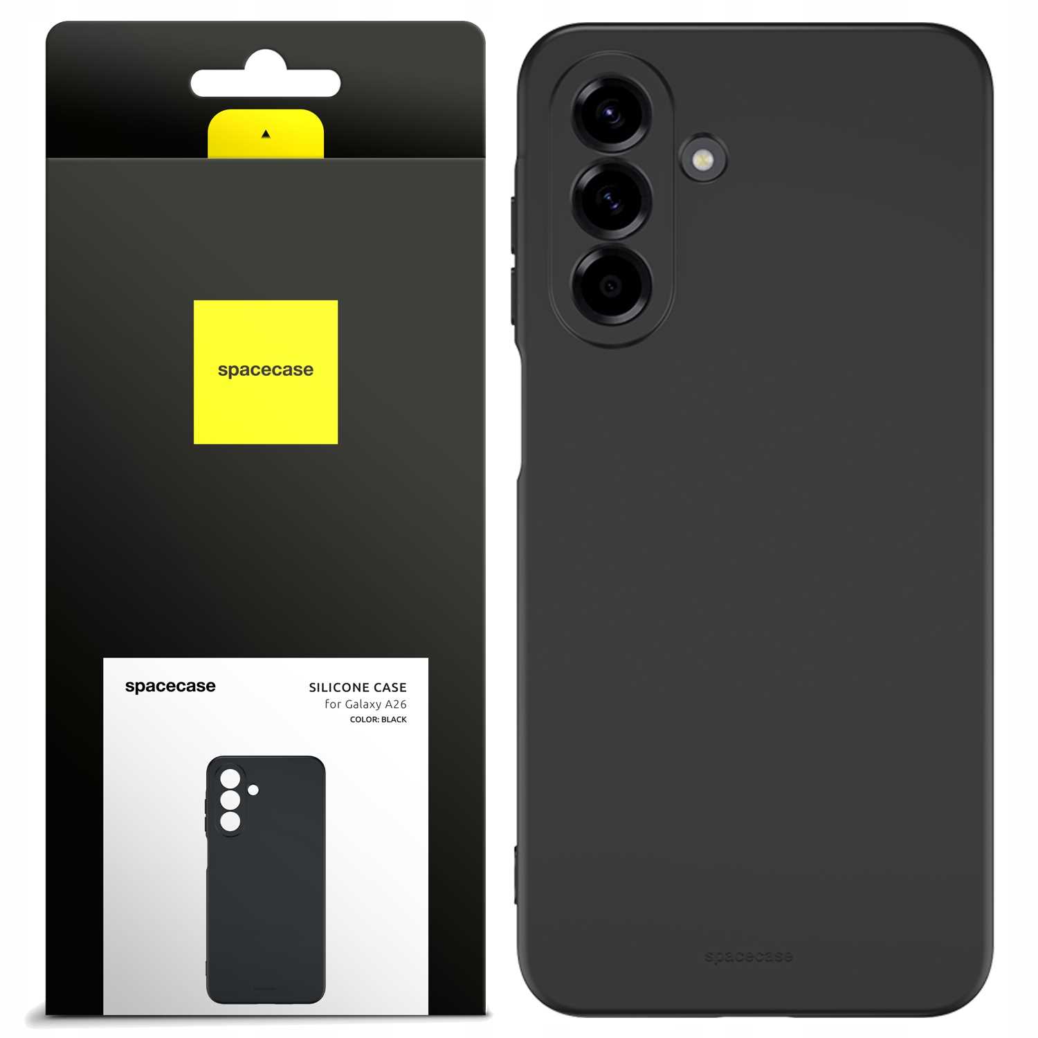 Spacecase Silicone Case 3.0 Galaxy A26 Black