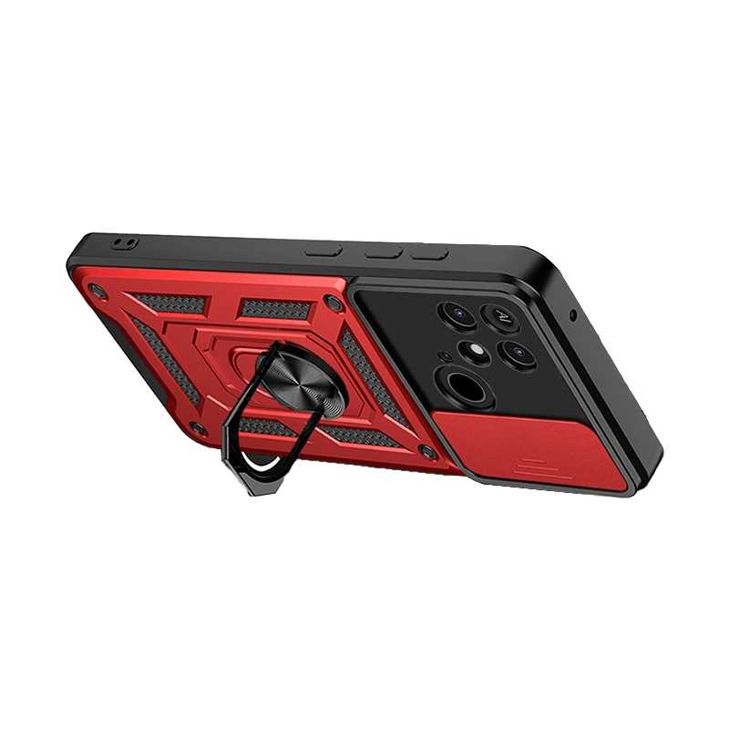 Spacecase Camring Redmi 10C/Poco C40 Red