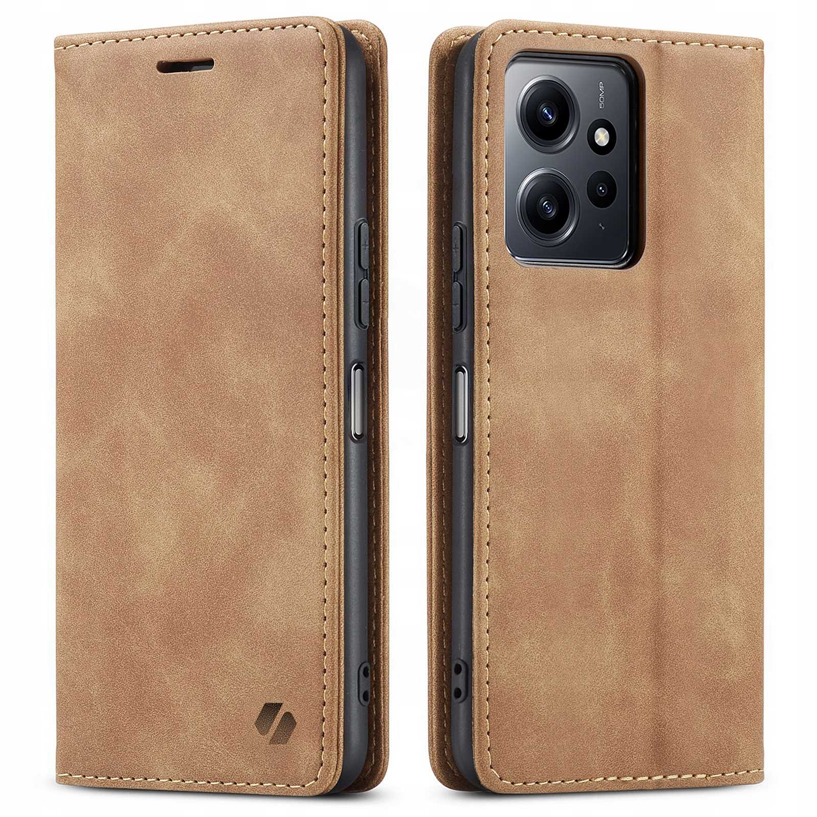 Spacecase Wallet Redmi Note 12 4G Light Brown