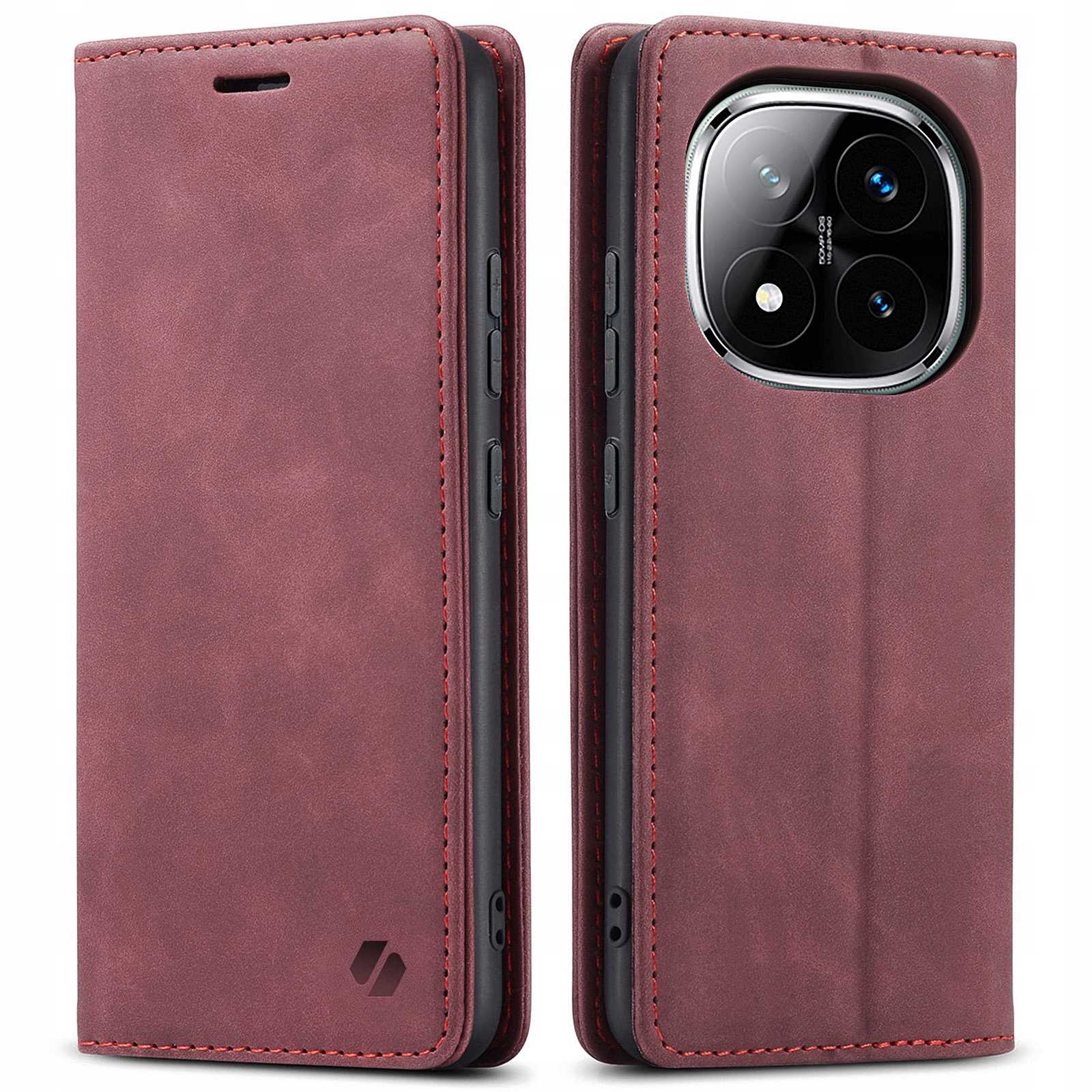 Spacecase Wallet Poco X7/RM Note 14 Pro/Pro+ 5G red