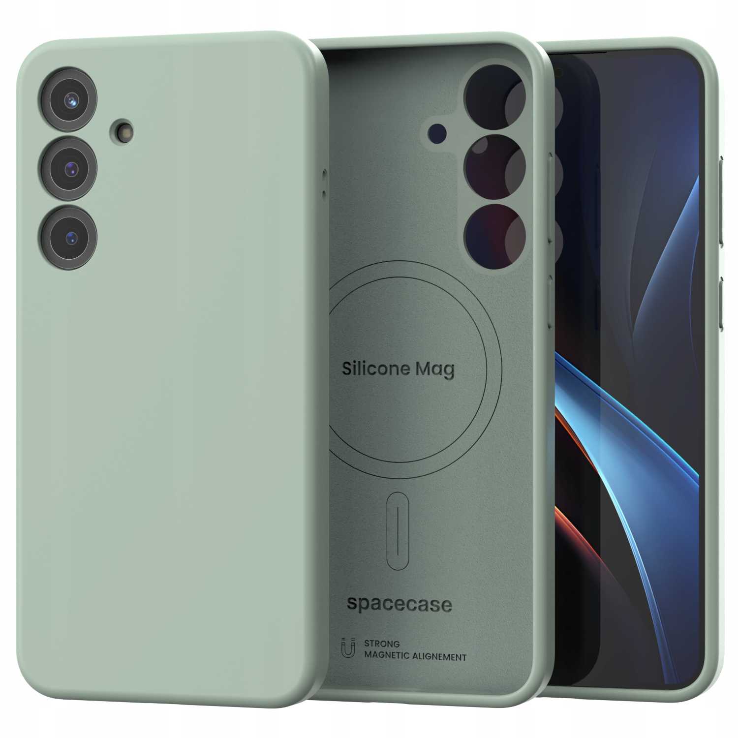 Spacecase Silicone Mag Galaxy S25+ Mint