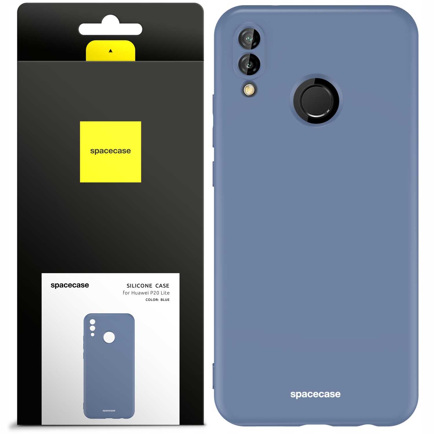 Spacecase Silicone Case Huawei P20 Lite Blue