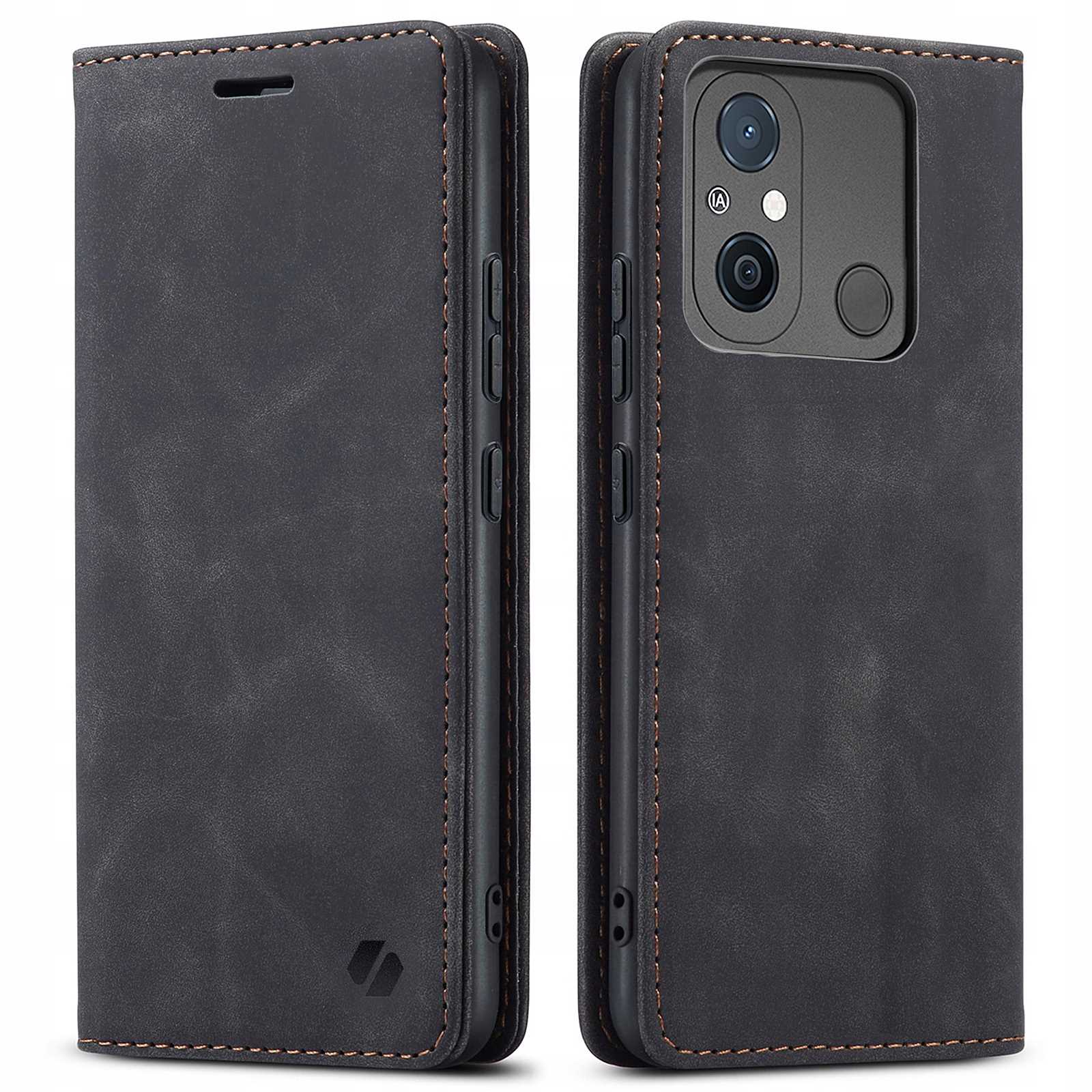 Spacecase Wallet Redmi 12C Black