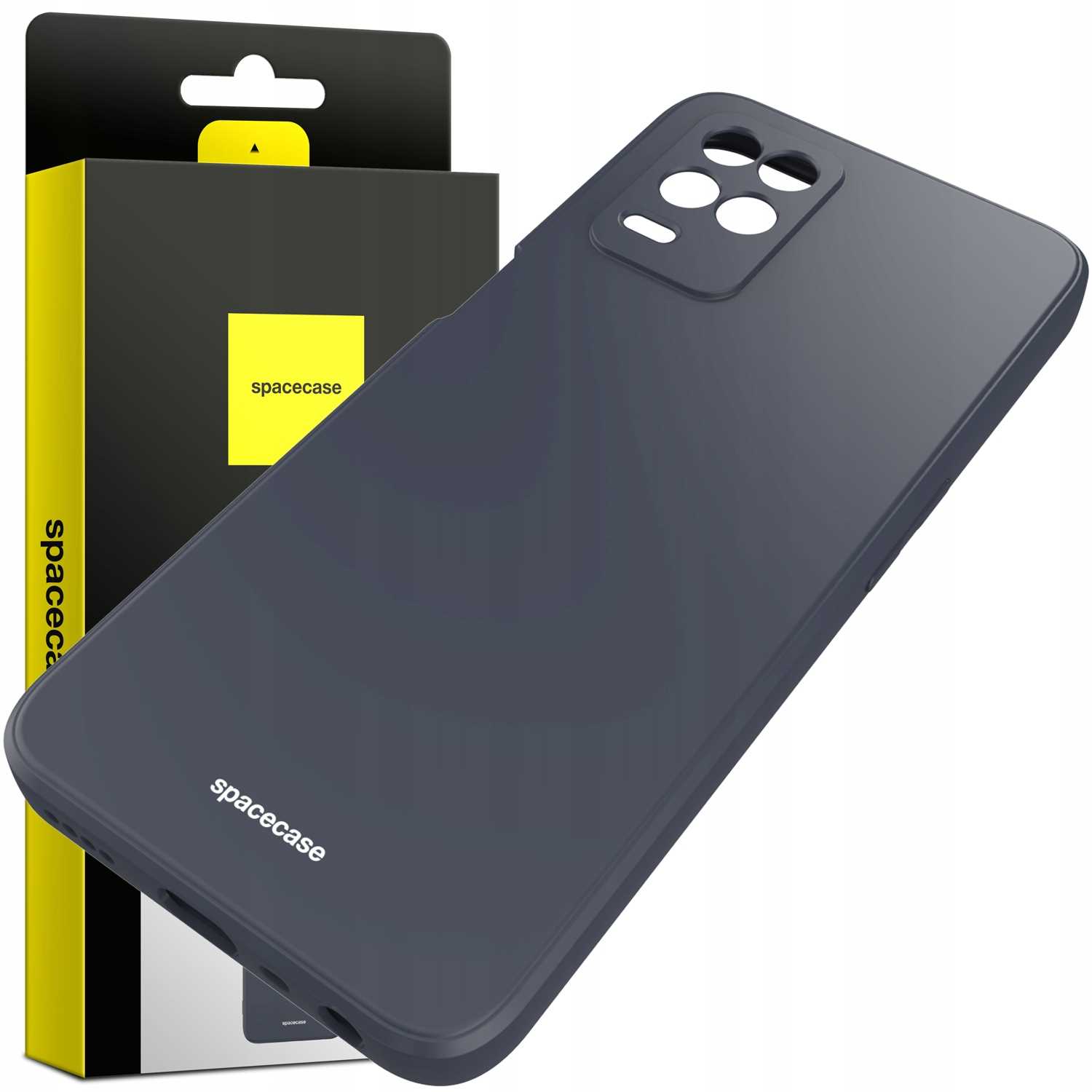 Spacecase Silicone Case Realme 8 5G black