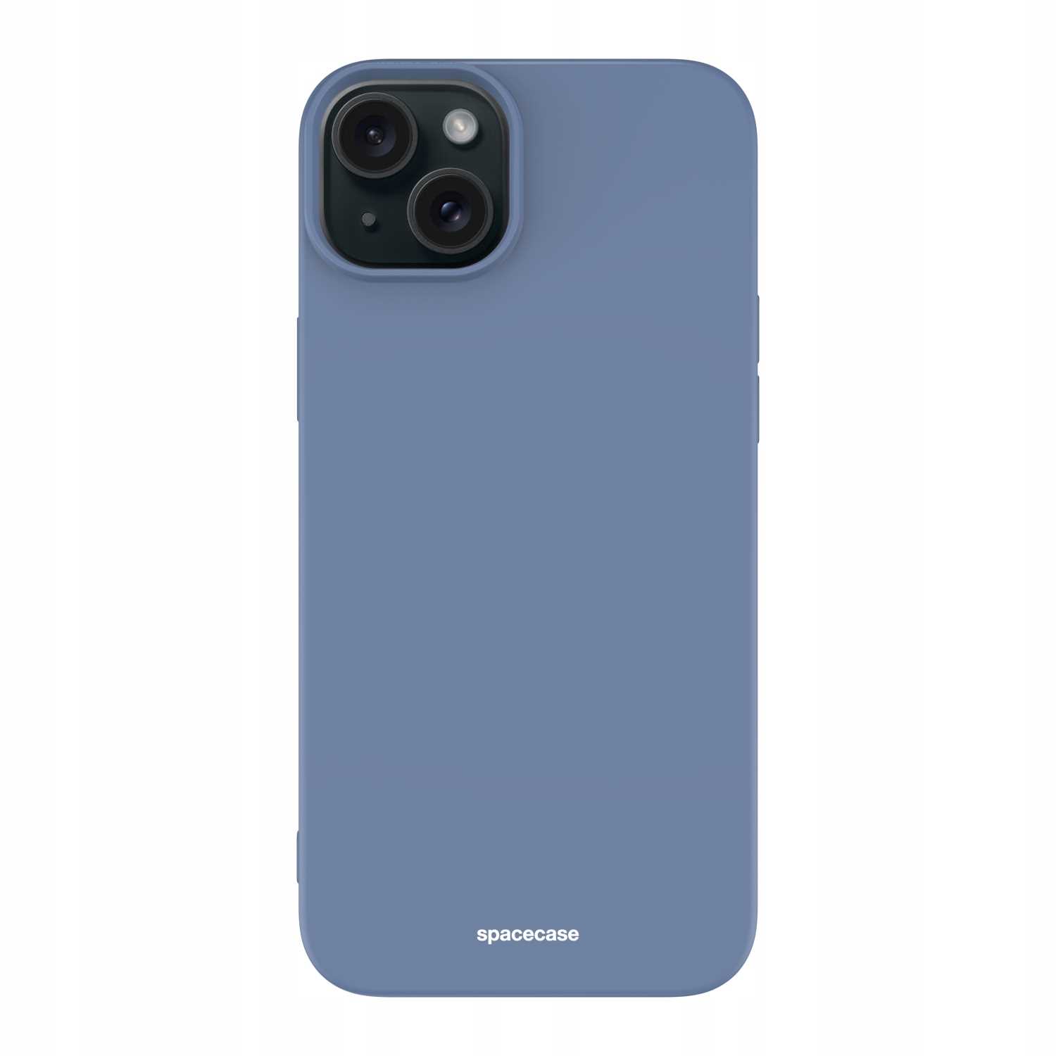 Spacecase Silicone Case iPhone 15 Plus blue
