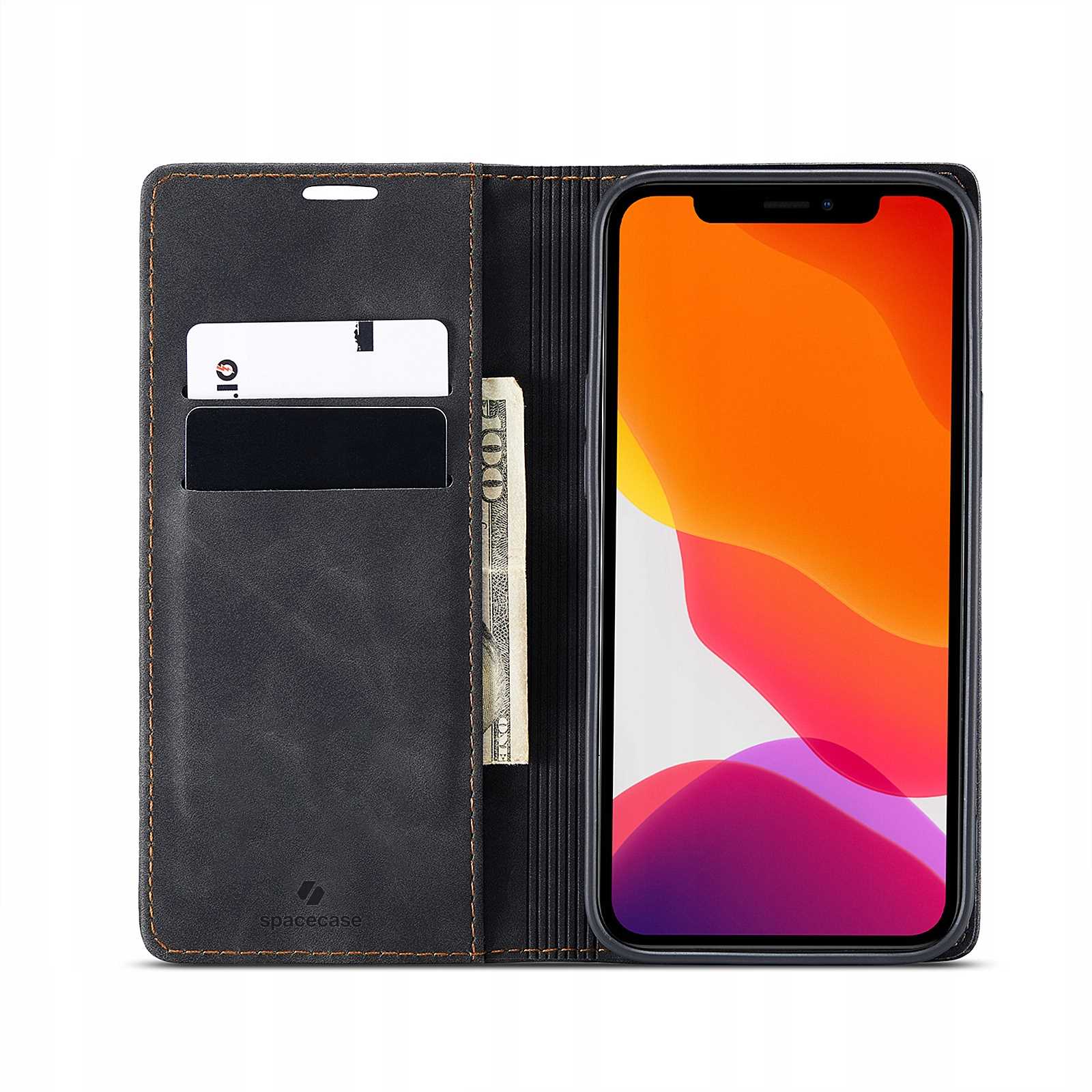 Spacecase Wallet iPhone 12 Pro Max black