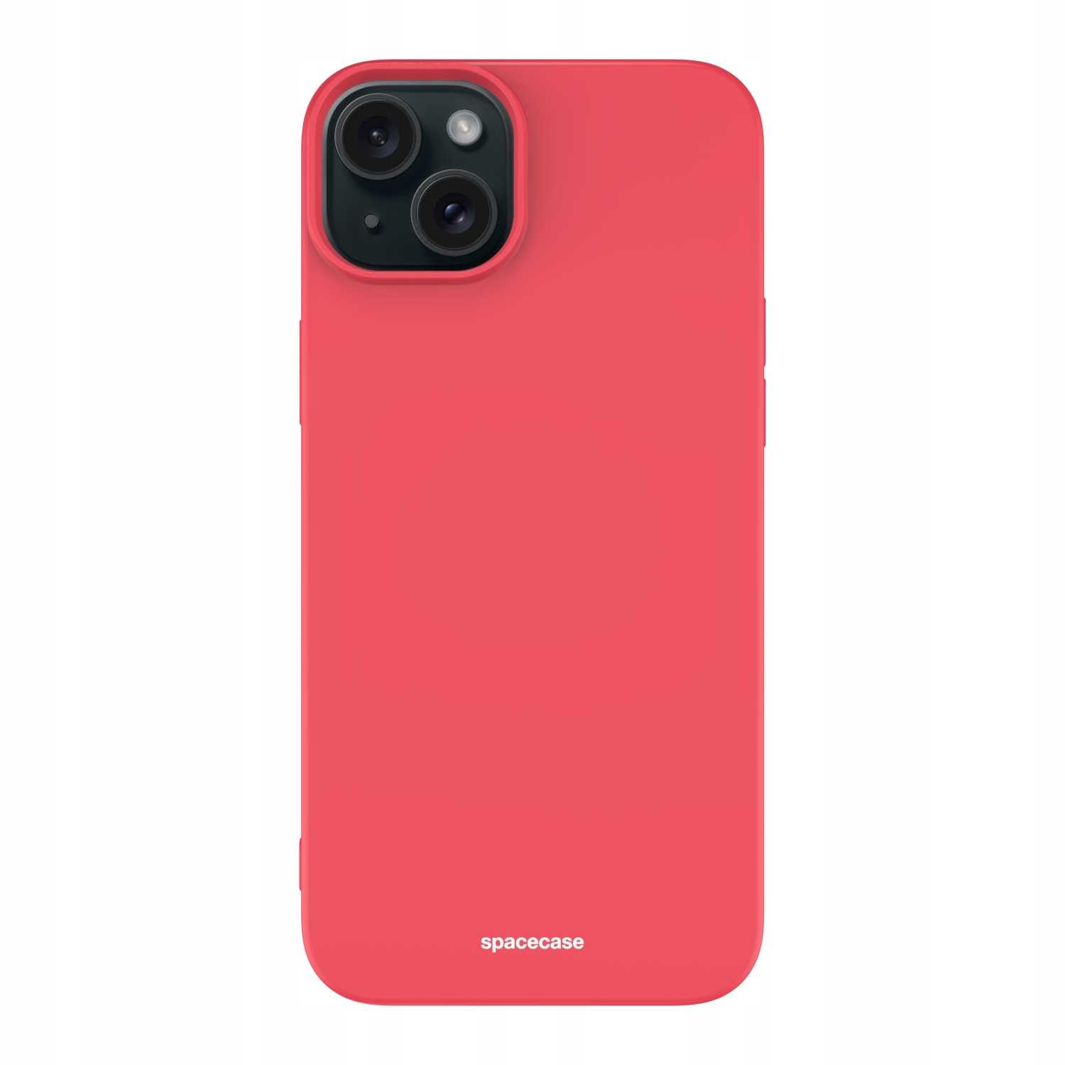 Spacecase Silicone Case iPhone 15 Plus red
