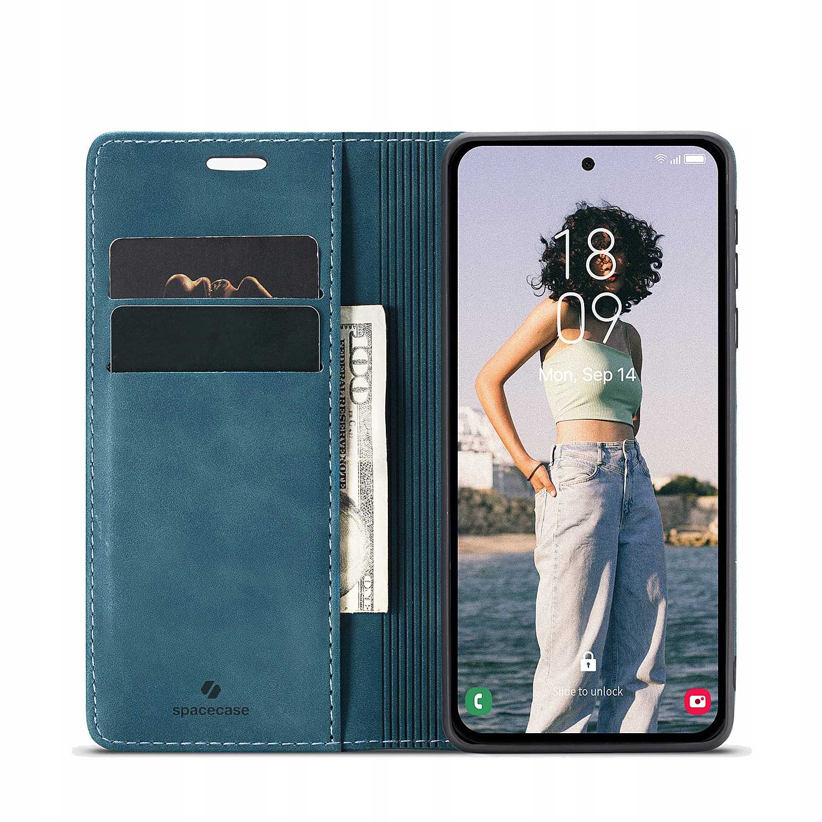 Spacecase Wallet Galaxy A32 5G blue