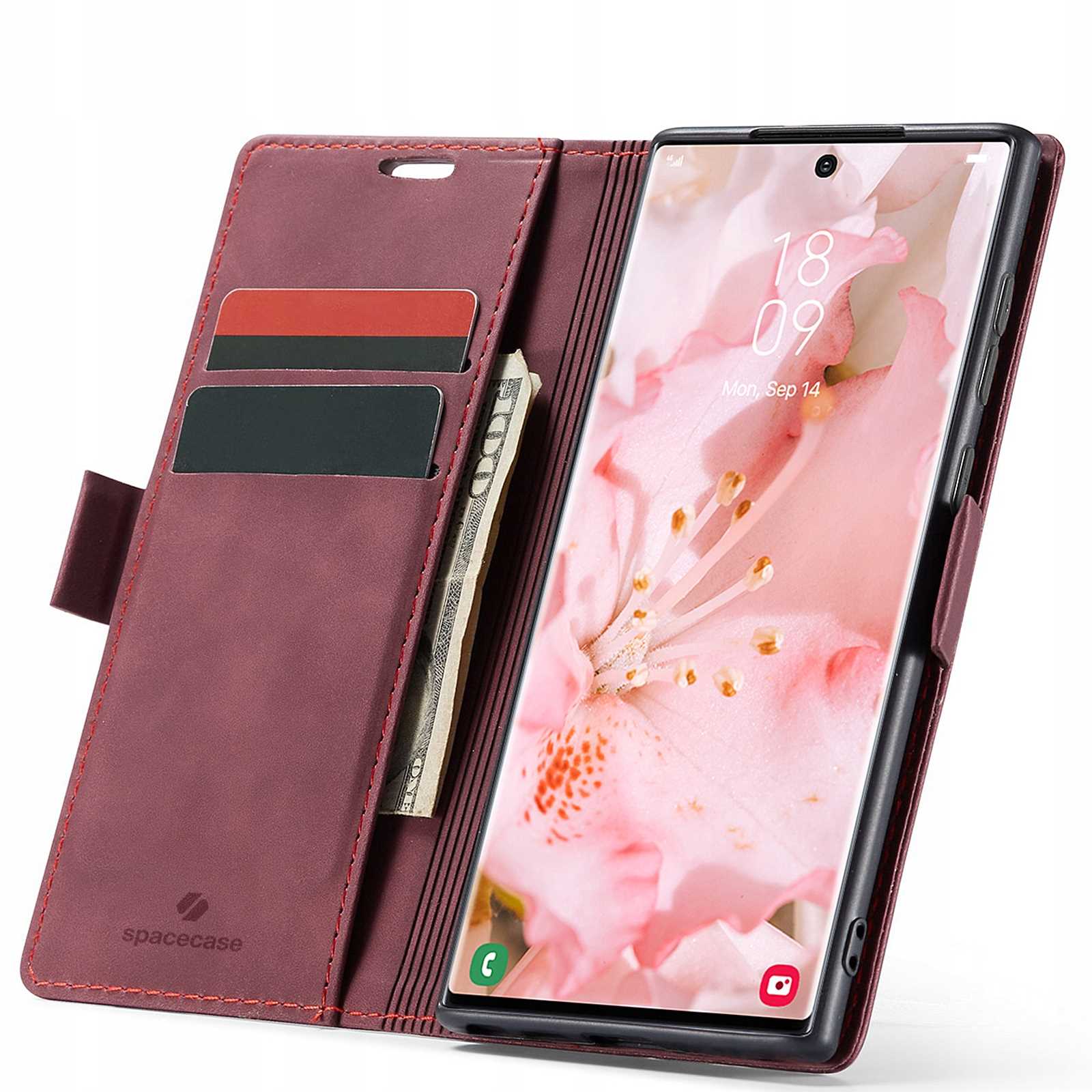 Spacecase Wallet Galaxy S22 Ultra Red