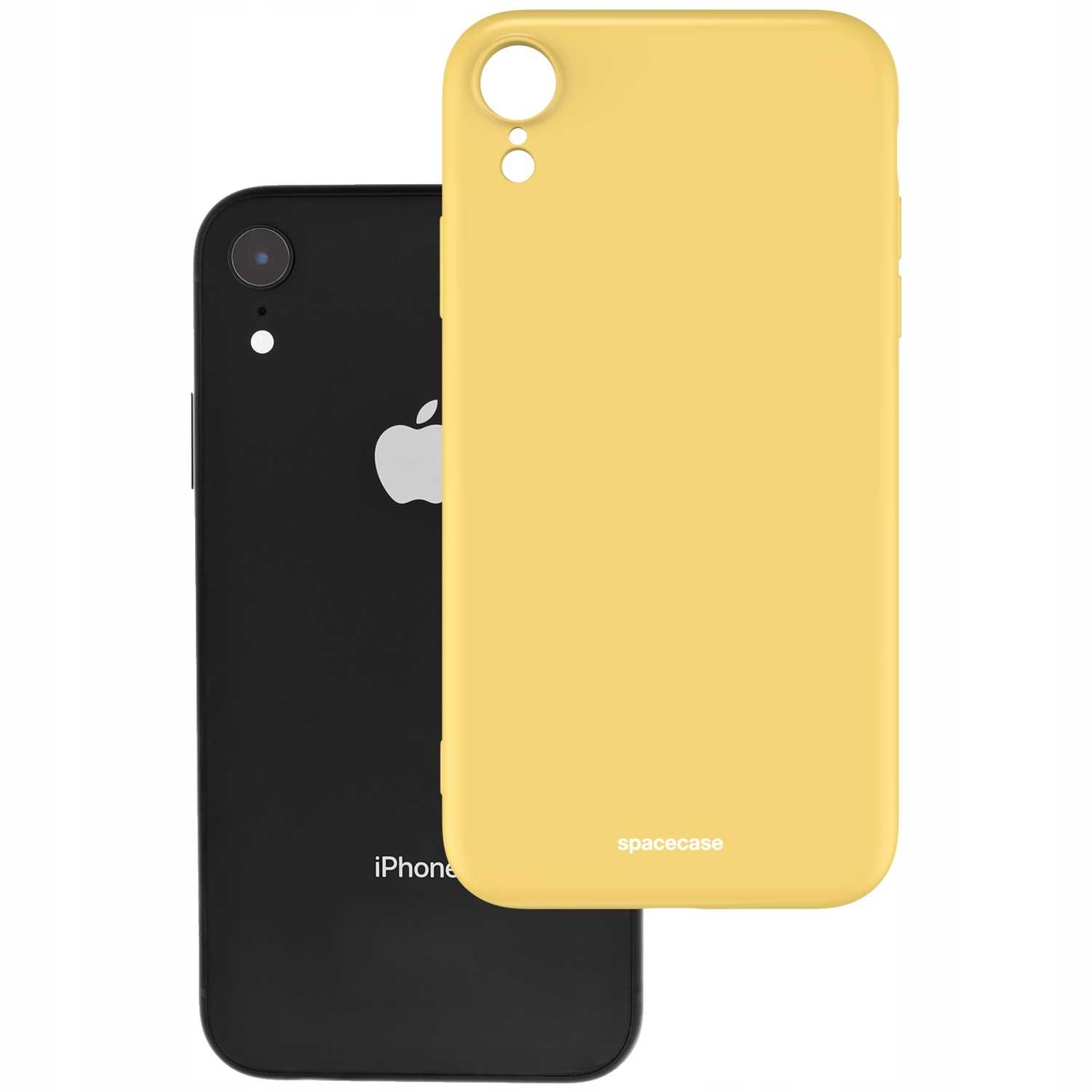 Spacecase Silicone Case iPhone Xr yellow