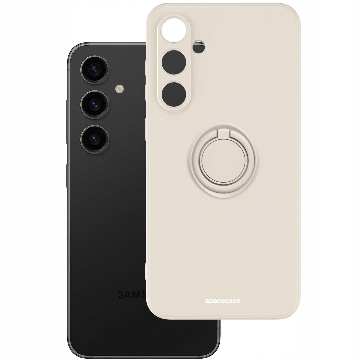 Spacecase Silicone Ring Galaxy S23 Fe Bone