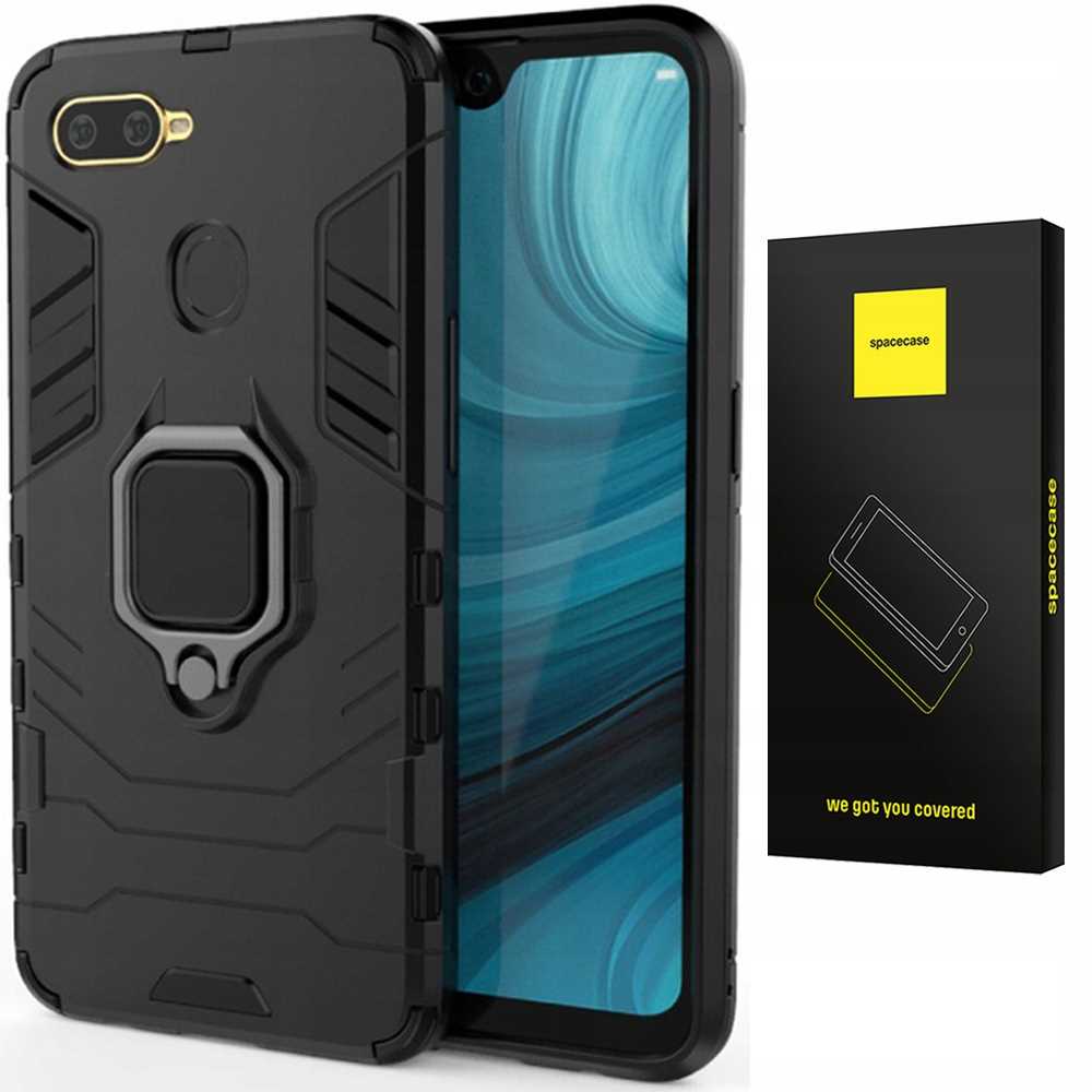 Spacecase X-Ring Oppo A12 Czarny