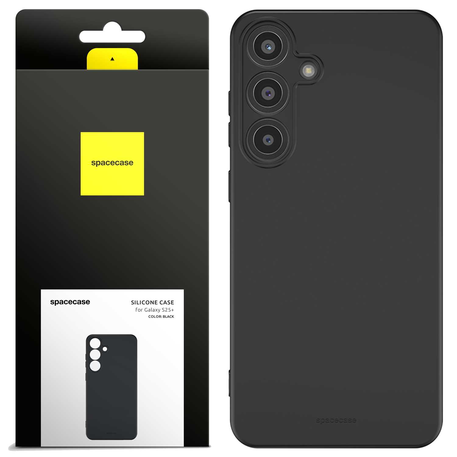 Spacecase Silicone Case 3.0 Galaxy S25+ black