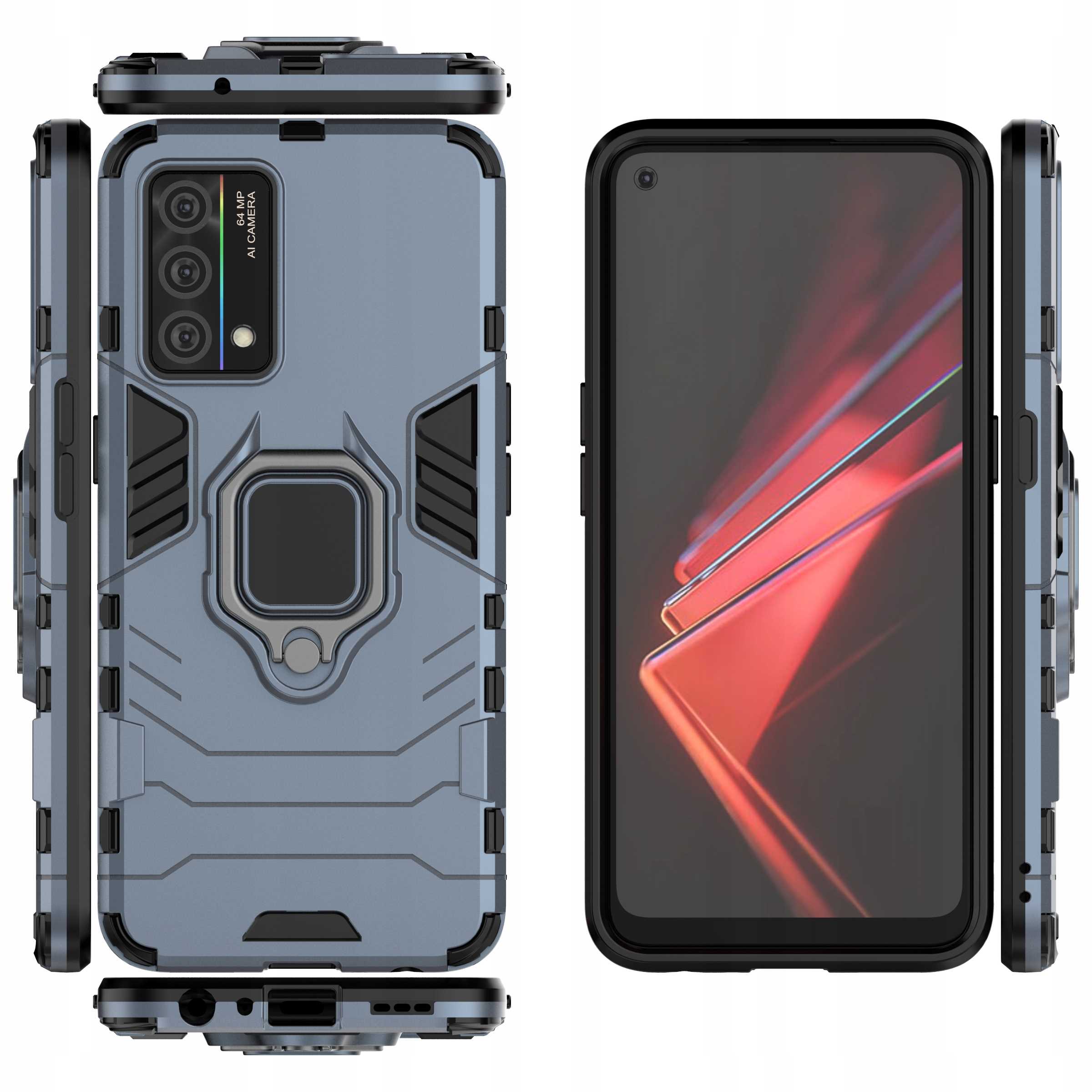 Spacecase X-Ring Realme Gt Master Edition Niebiesk