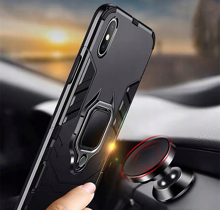 Spacecase X-Ring Iphone Xs Max Czarny