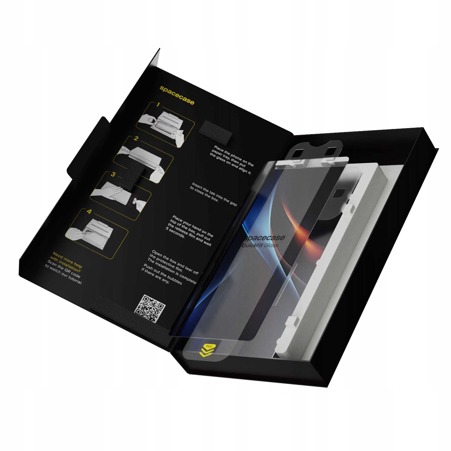 Spacecase QuickFit Glass Galaxy S25 Ultra