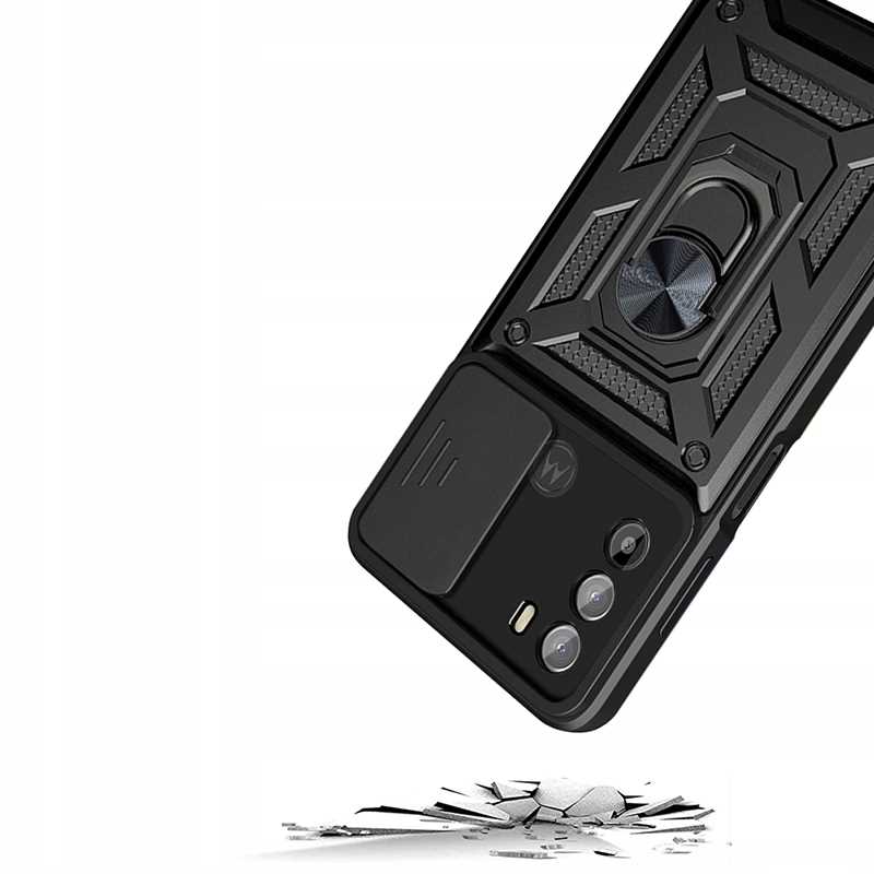 Spacecase Camring Moto G71 5G black