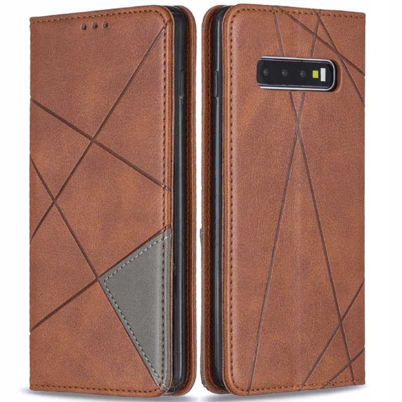 ZAPS Origami Galaxy S10+ brązowy