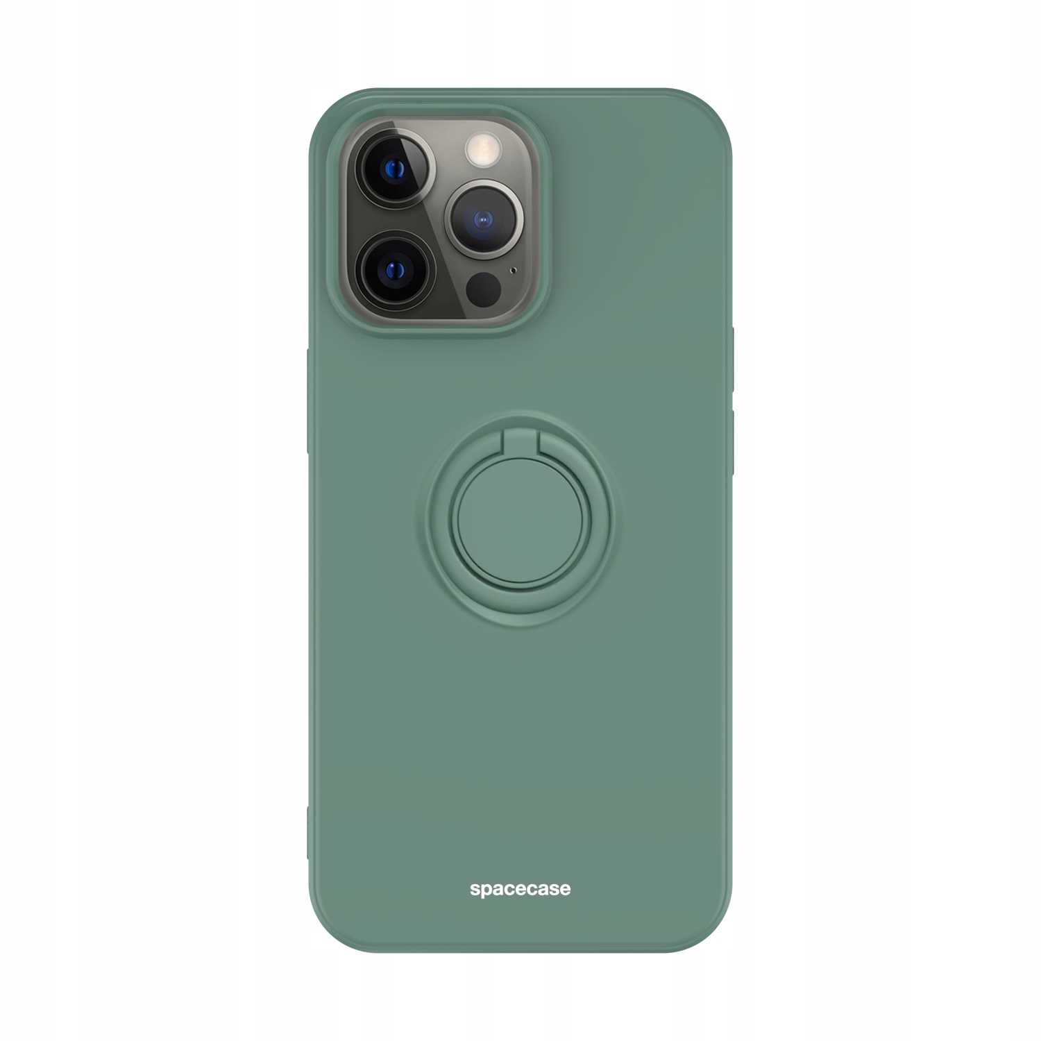 Spacecase Silicone Ring iPhone 13 Pro Max dark green