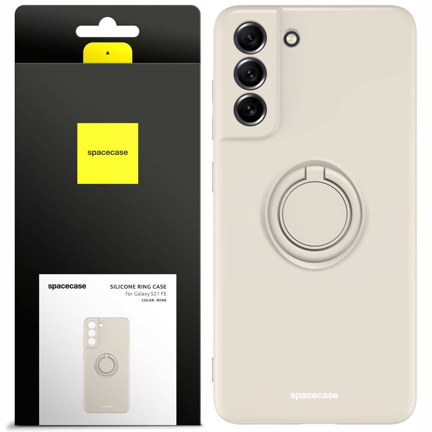 Spacecase Silicone Ring Galaxy S21 Fe Bone