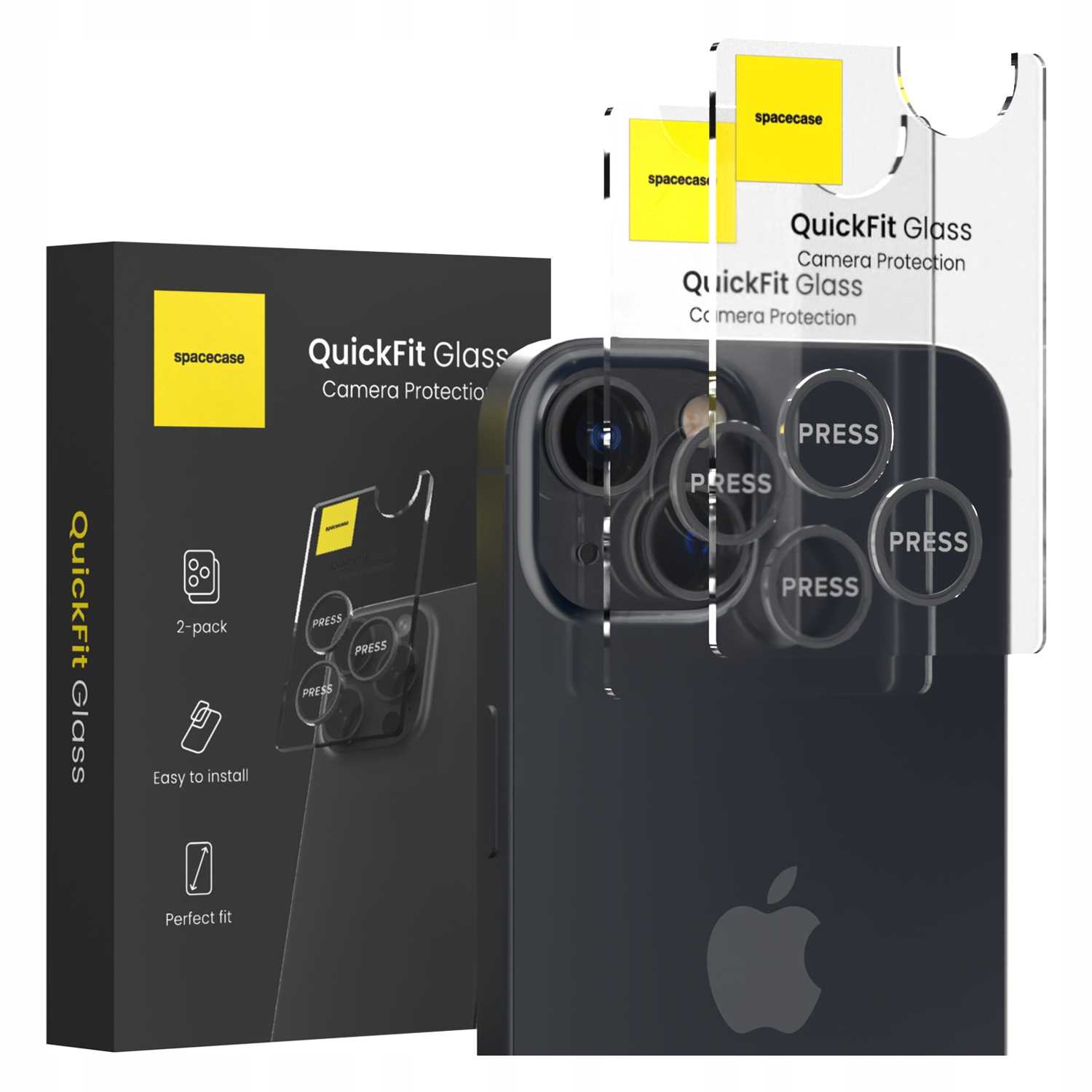 Spacecase Quickfit Camera Iphone 13/13 Mini Black
