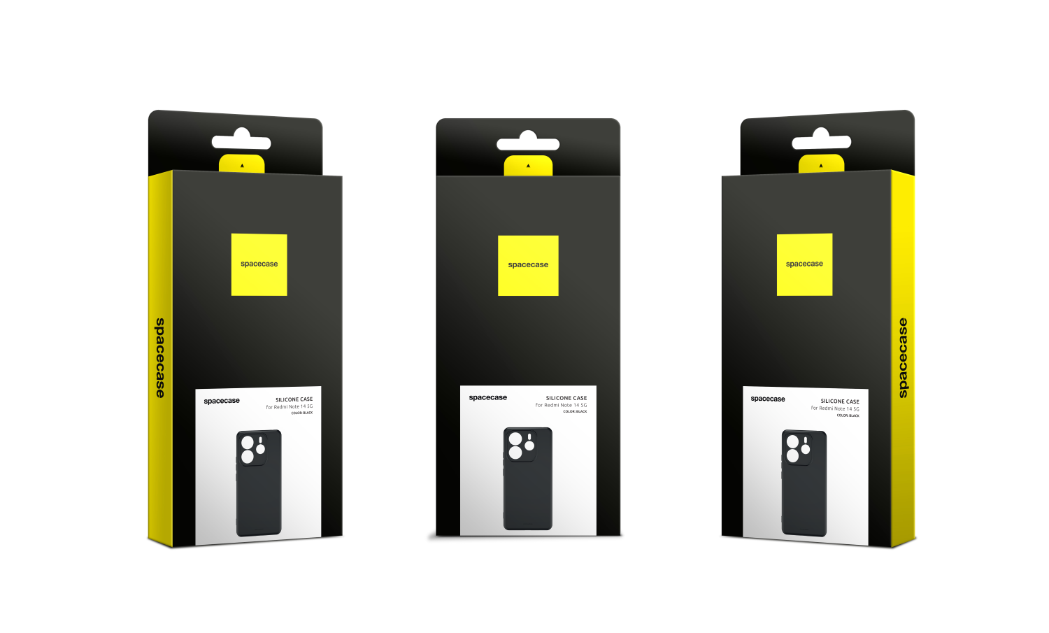 Spacecase Silicone Case 3.0 Redmi Note 14 4G black