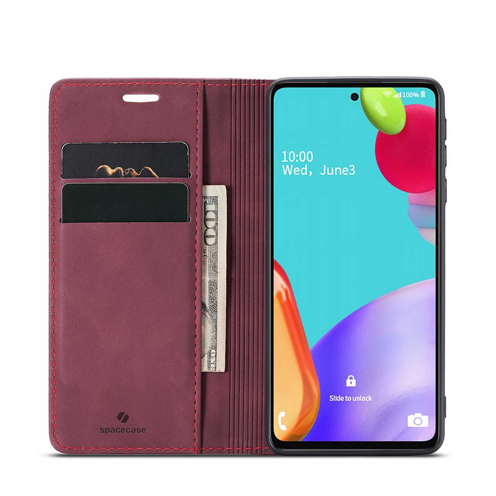 Spacecase Wallet Galaxy A52 5G Red