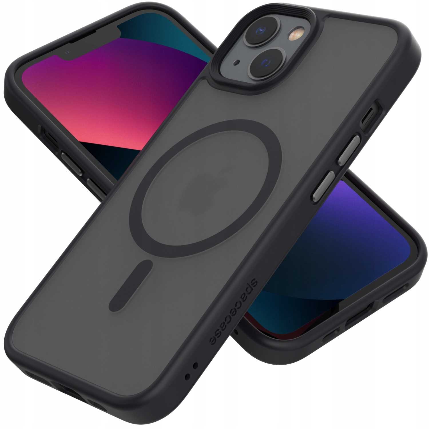 Spacecase Hybrid Mag Iphone 13 Black