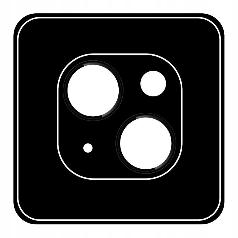 Spacecase Camera Ring Iphone 13/13 Mini Black