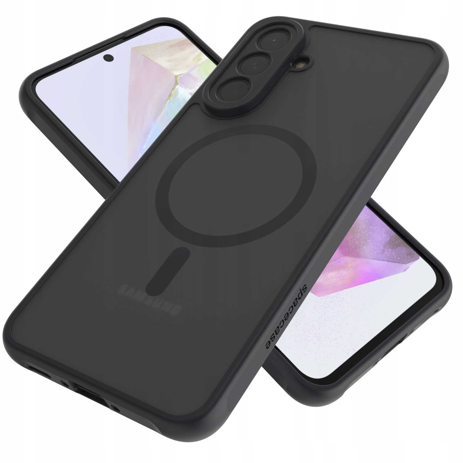 Spacecase Hybrid Mag Galaxy A36 5G black