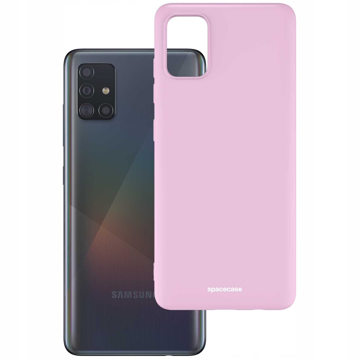 Spacecase Silicone Case Galaxy A71 Lilac