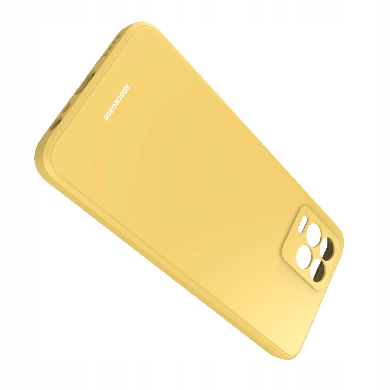 Spacecase Silicone Case Realme 8/8 Pro yellow
