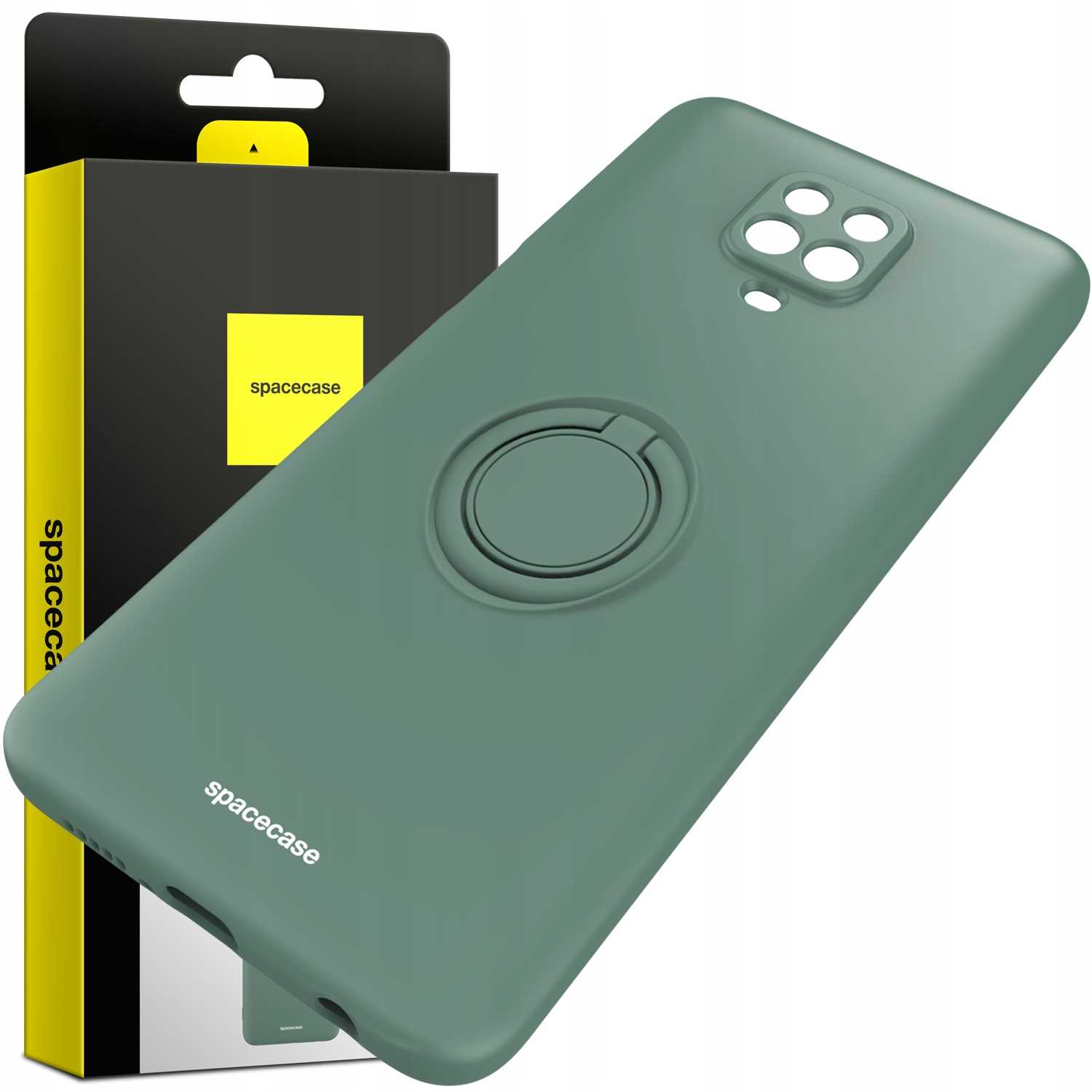 Spacecase Silicone Ring Redmi Note 9S/9 Pro dark green