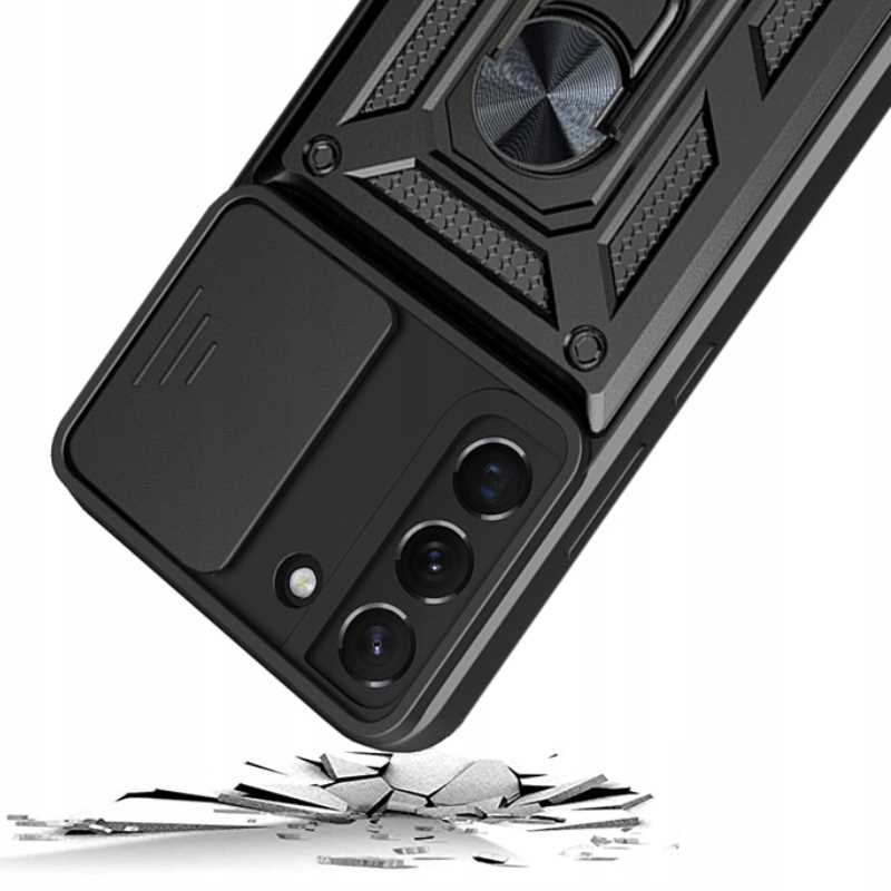 Spacecase Camring Galaxy S22+ Black