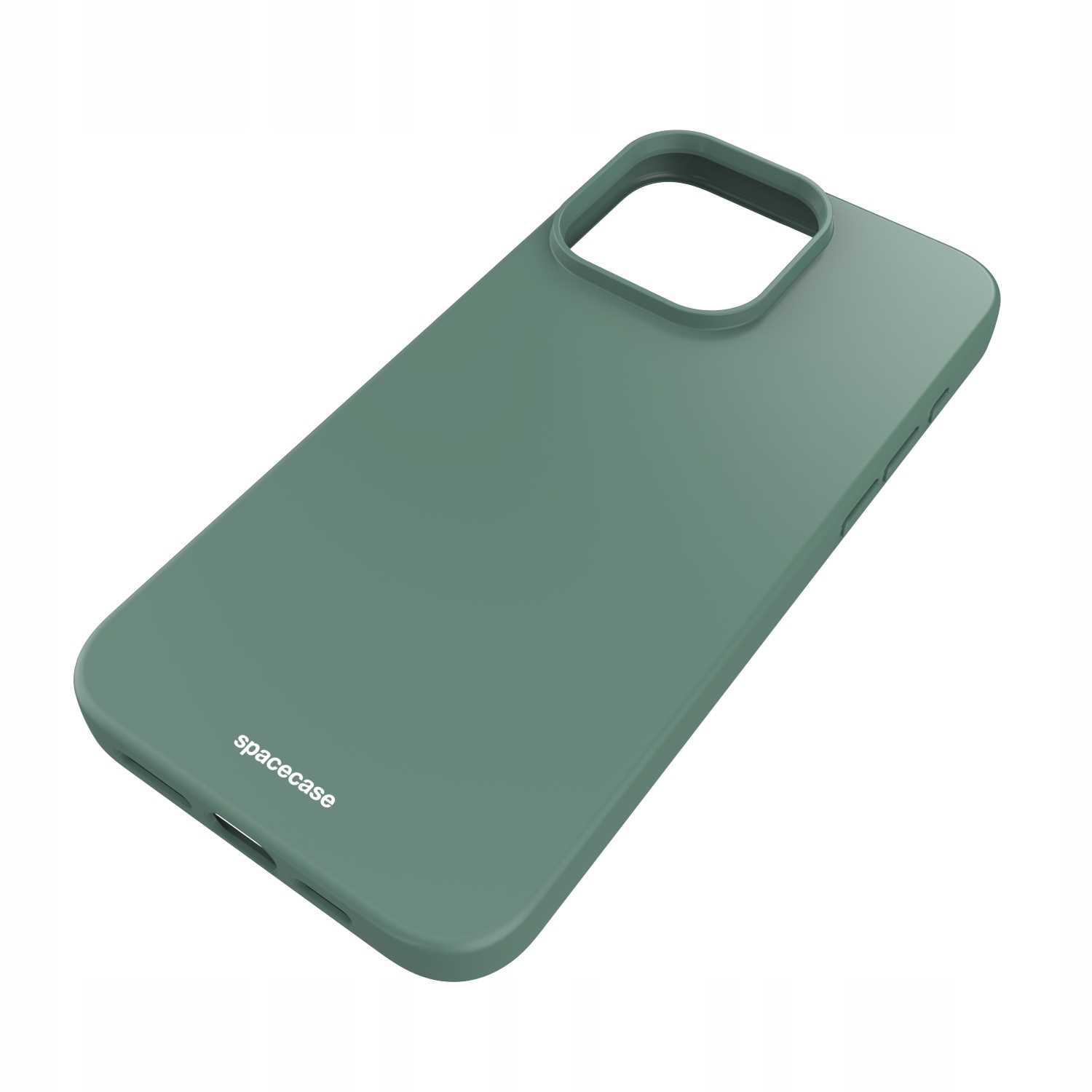 Spacecase Silicone Case iPhone 15 Pro Max dark green