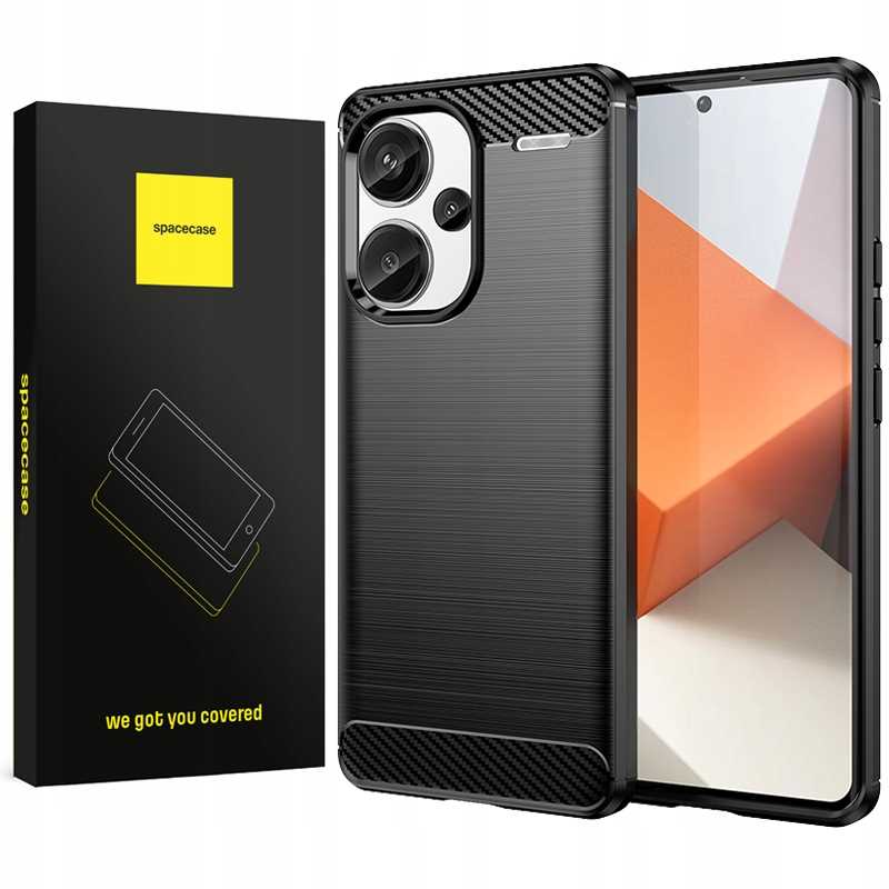 Spacecase Carbon Redmi Note 13 Pro+ 5G Black