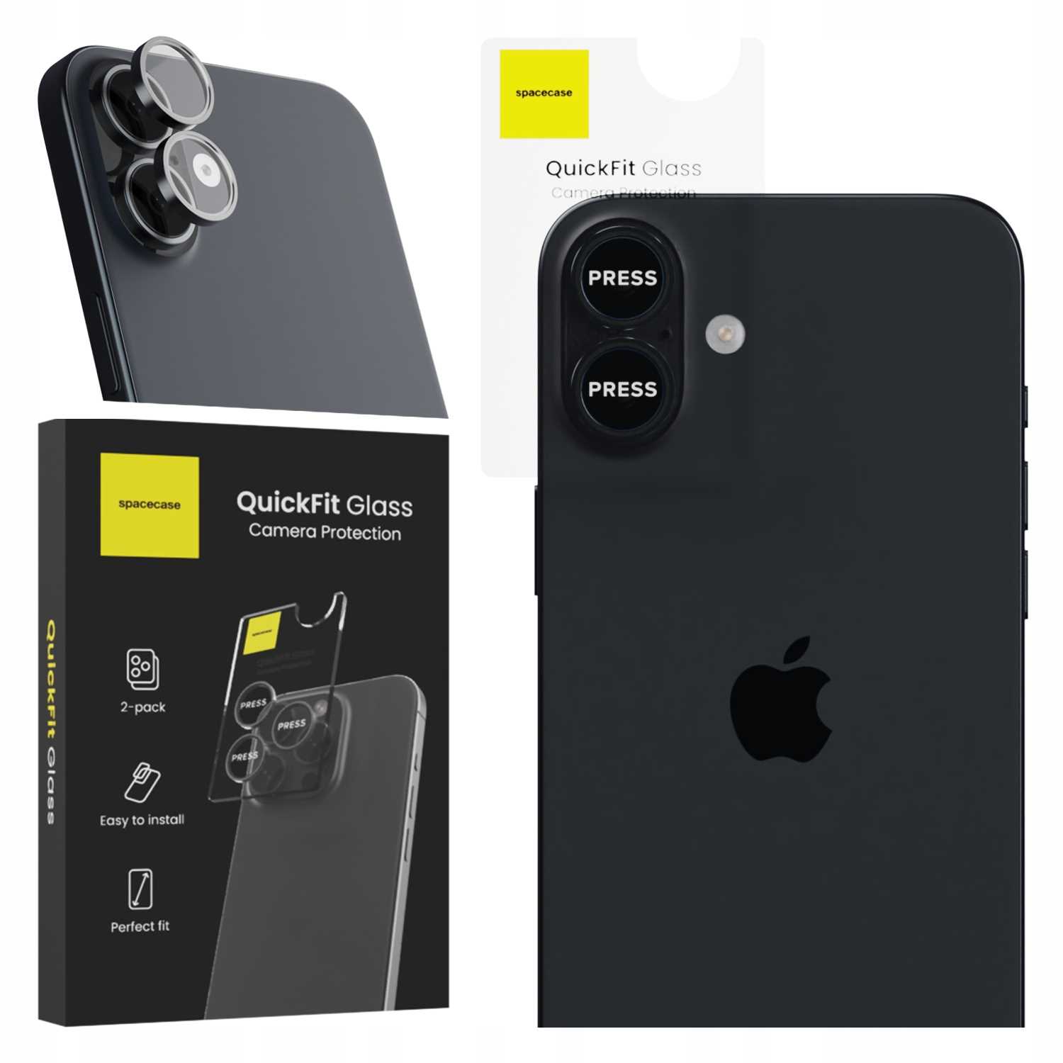 Spacecase Quickfit Camera iPhone 17 black